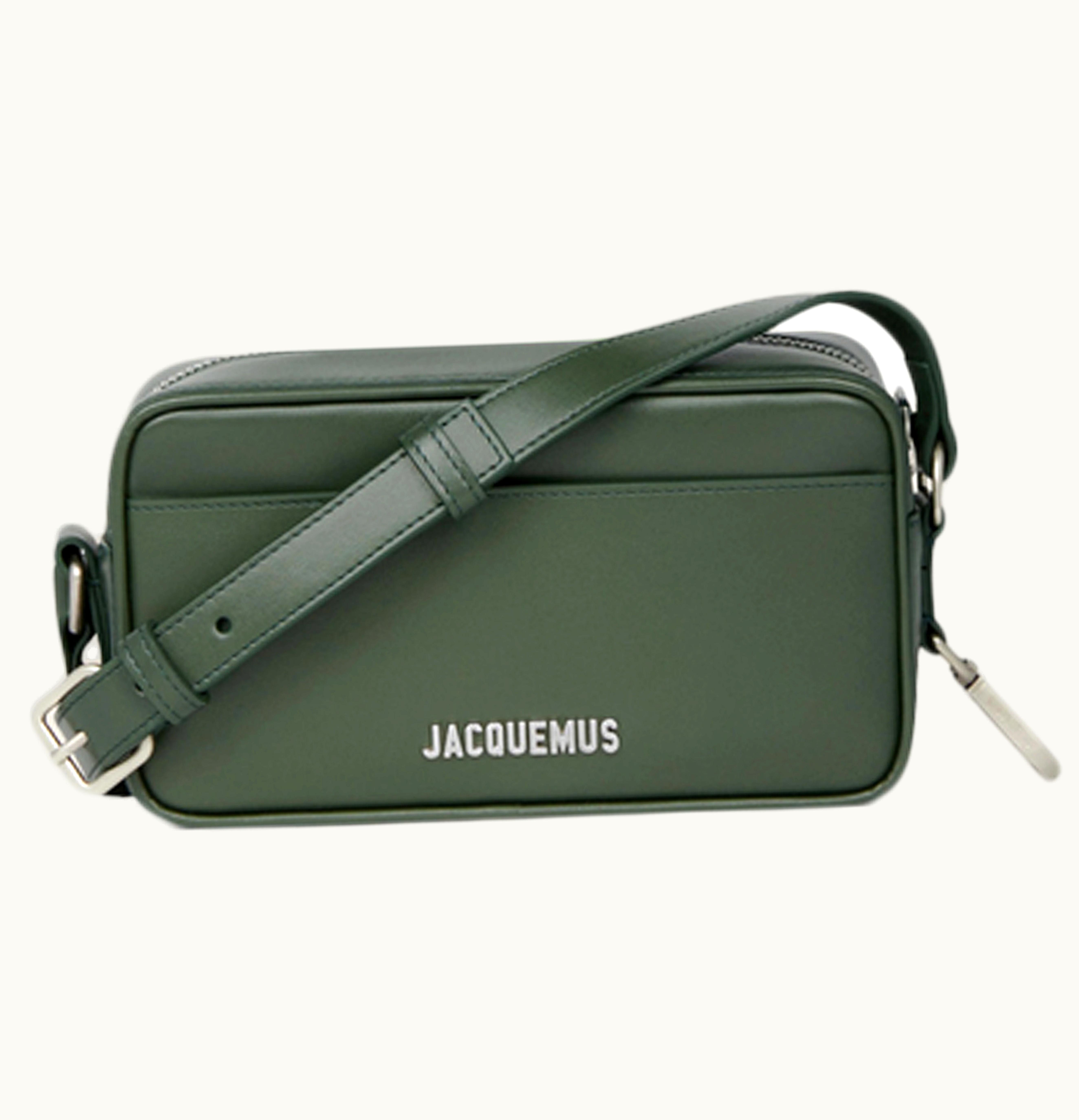 Jacquemus Jacquemus Le Baneto Strap Pochette Bag Dark Green