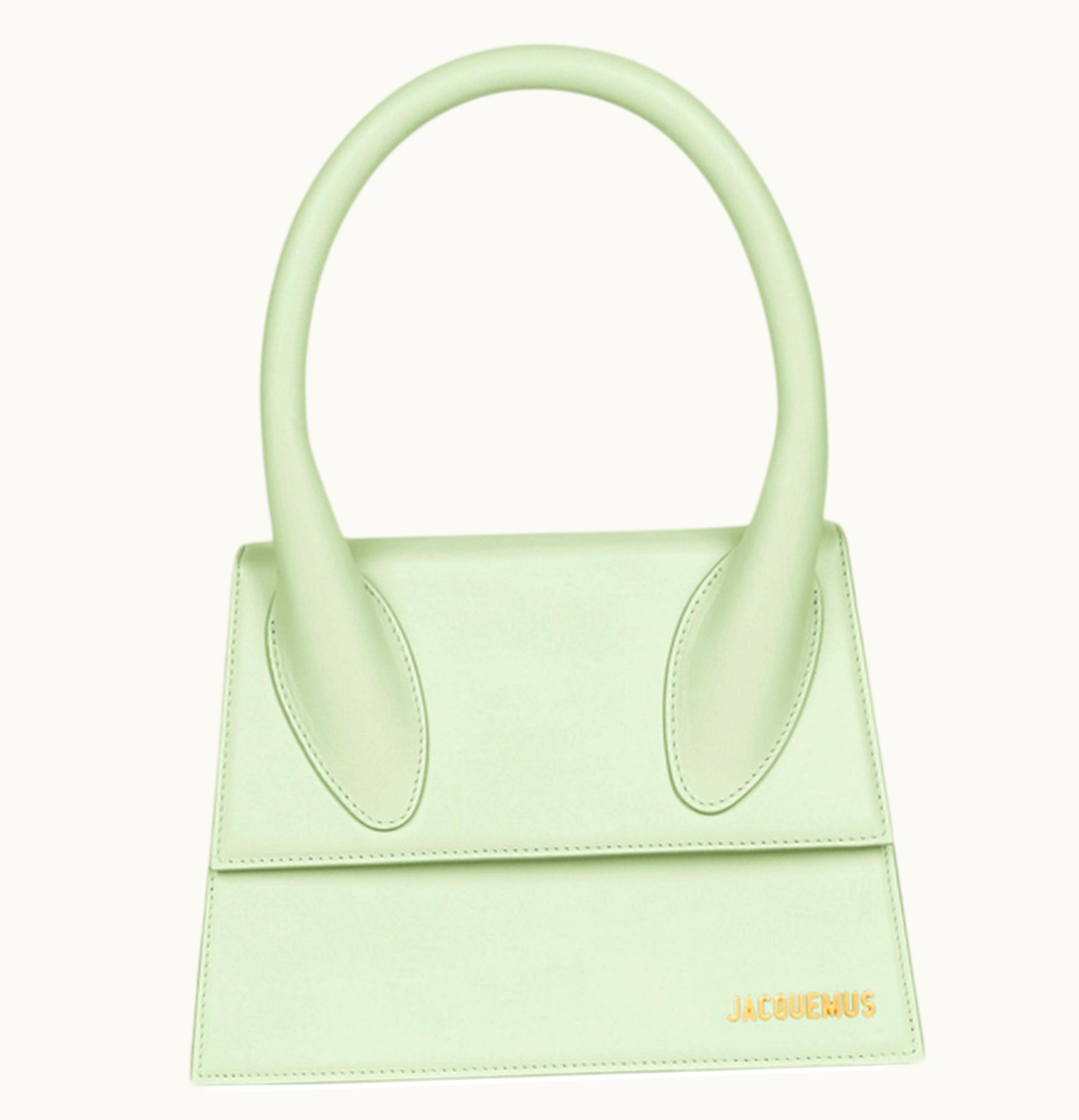 Jacquemus Jacquemus Le Grand Chiquito Large Signature Handbag Light Green