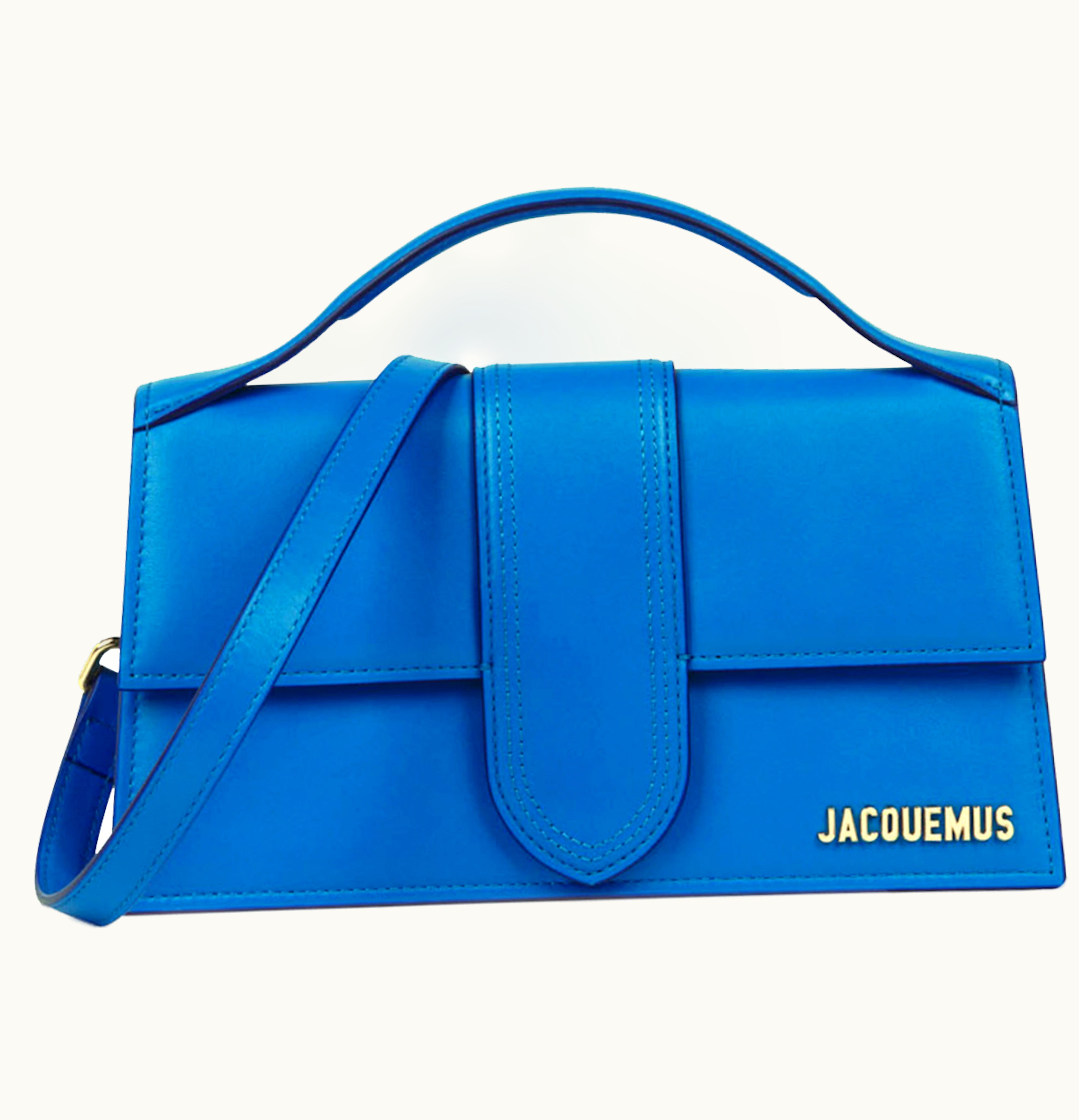 Jacquemus Jacquemus Le Grand Bambino Crossbody Strap Handbag Blue