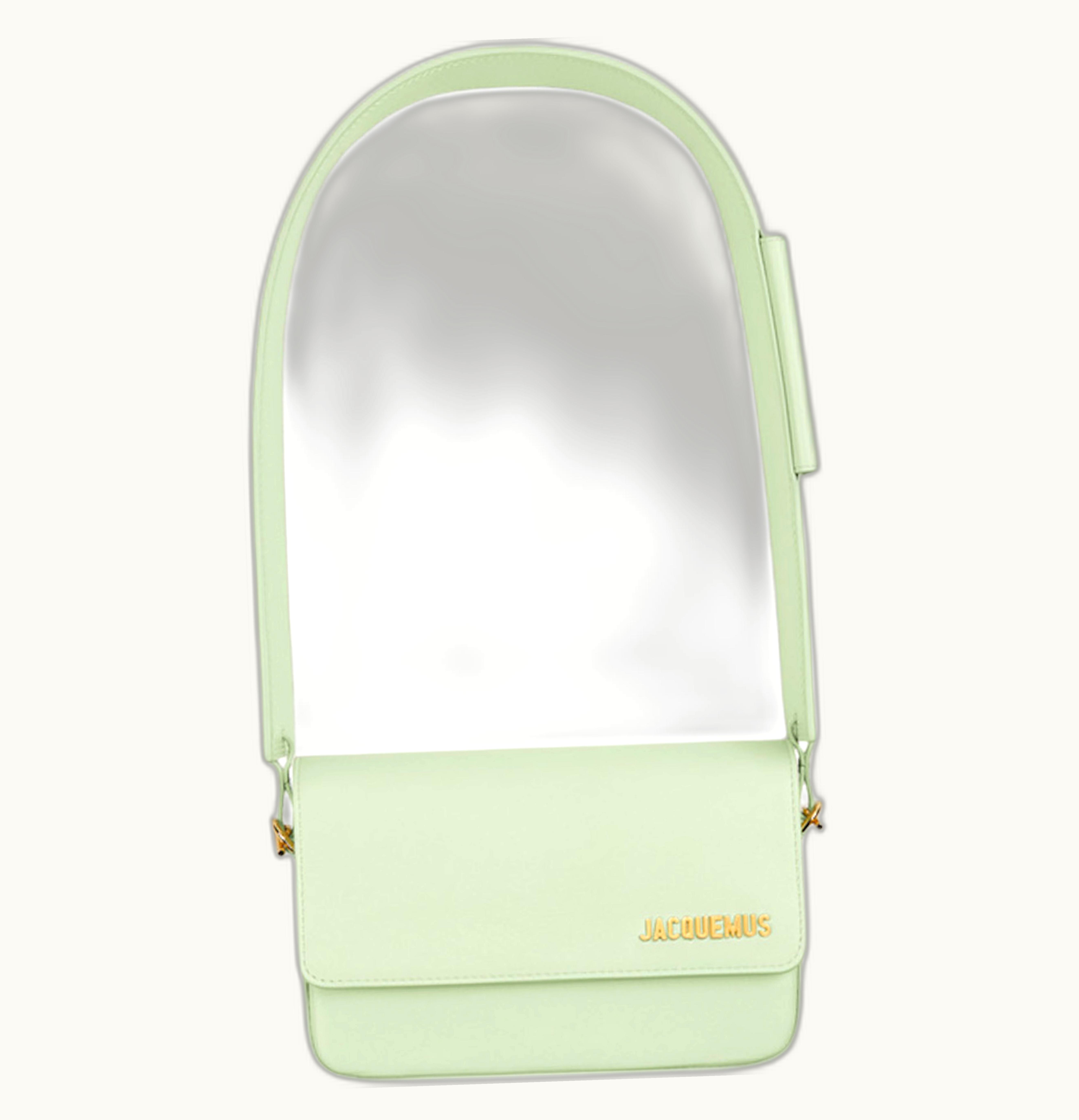 Jacquemus Jacquemus Le Carinu Flap Shoulder Bag Light Green