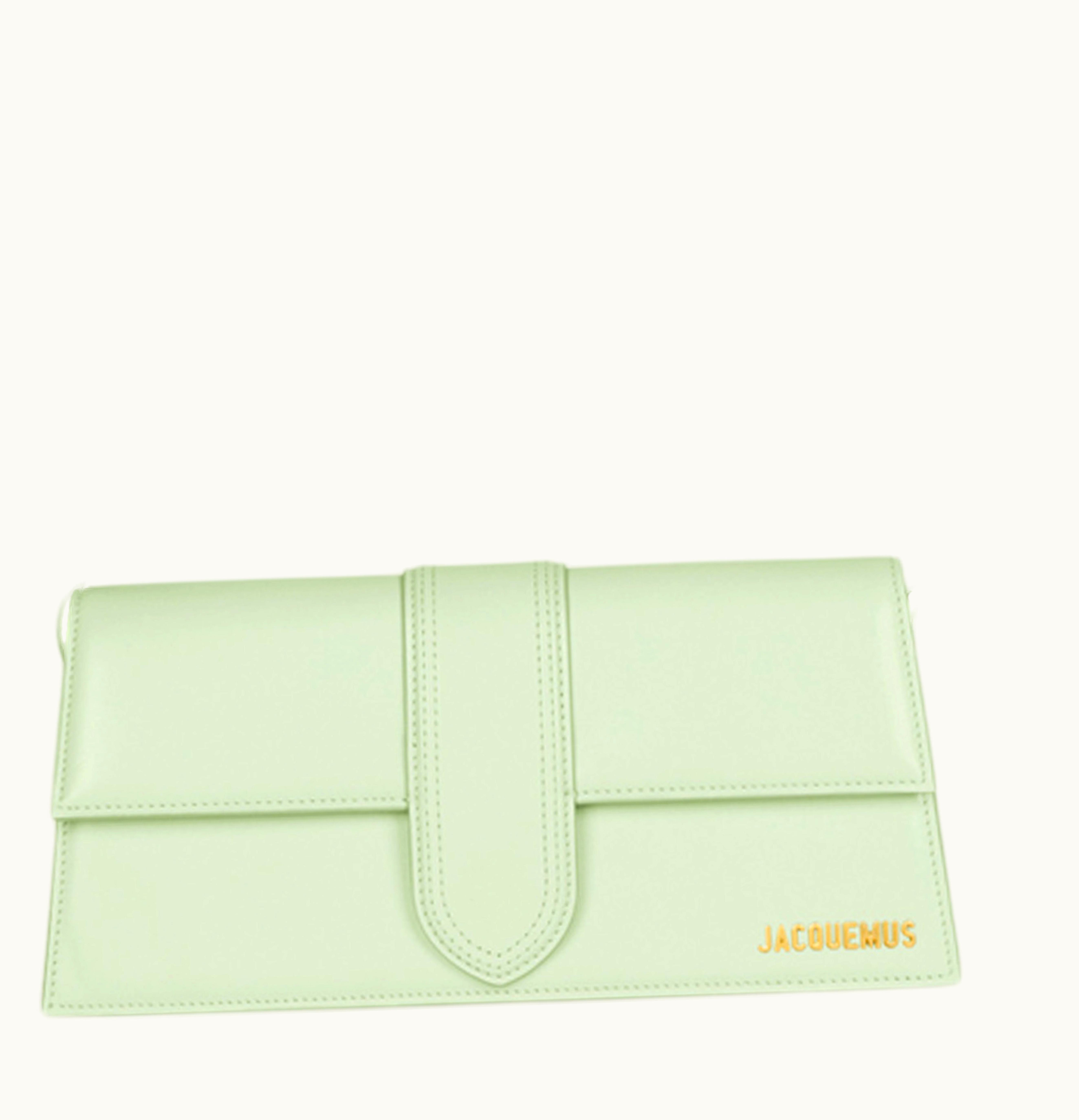 Jacquemus Jacquemus Le Bambino Long Flap Shoulder Bag Light Green