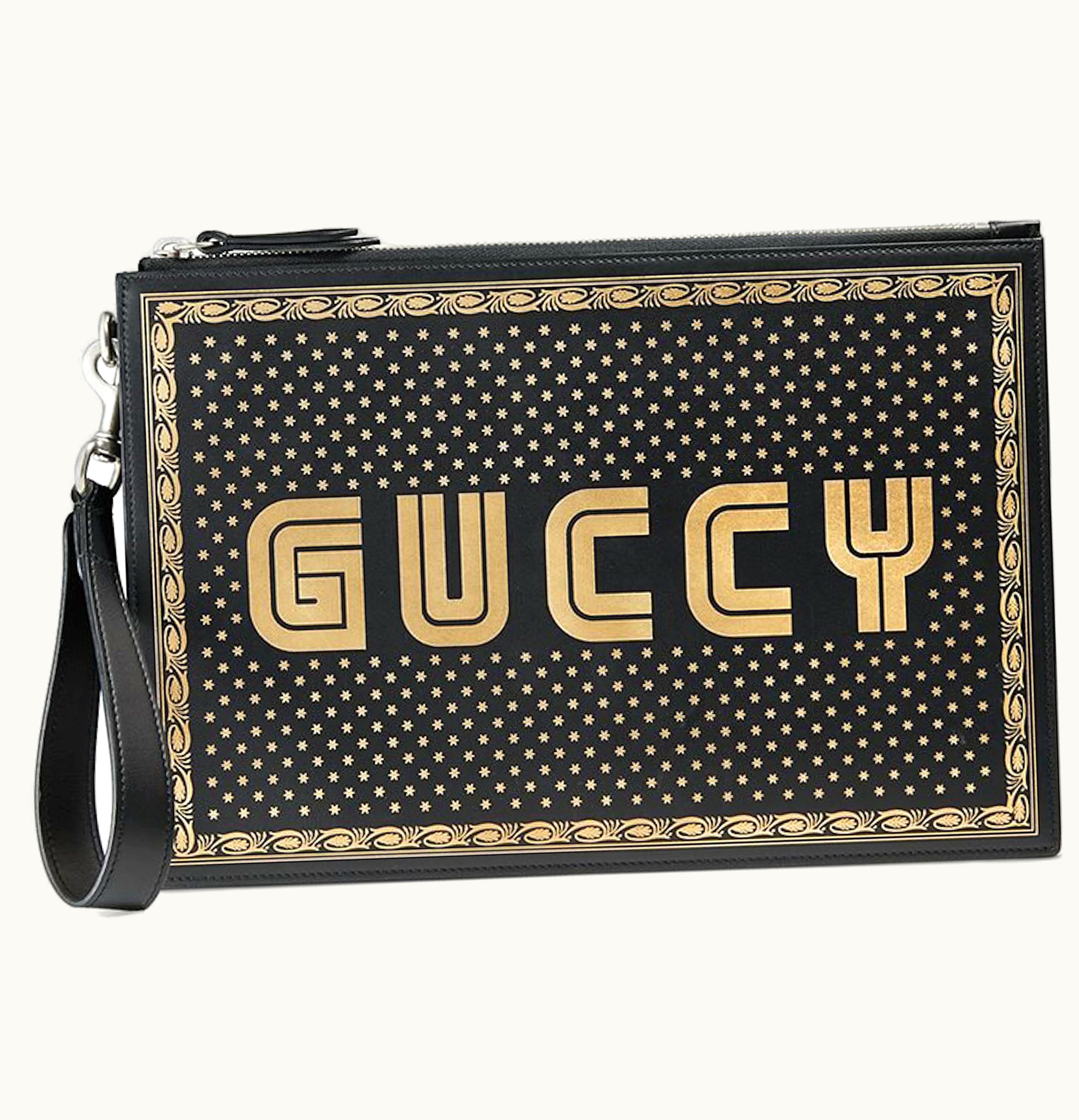 Gucci Gucci Guccy Pouch Black Gold