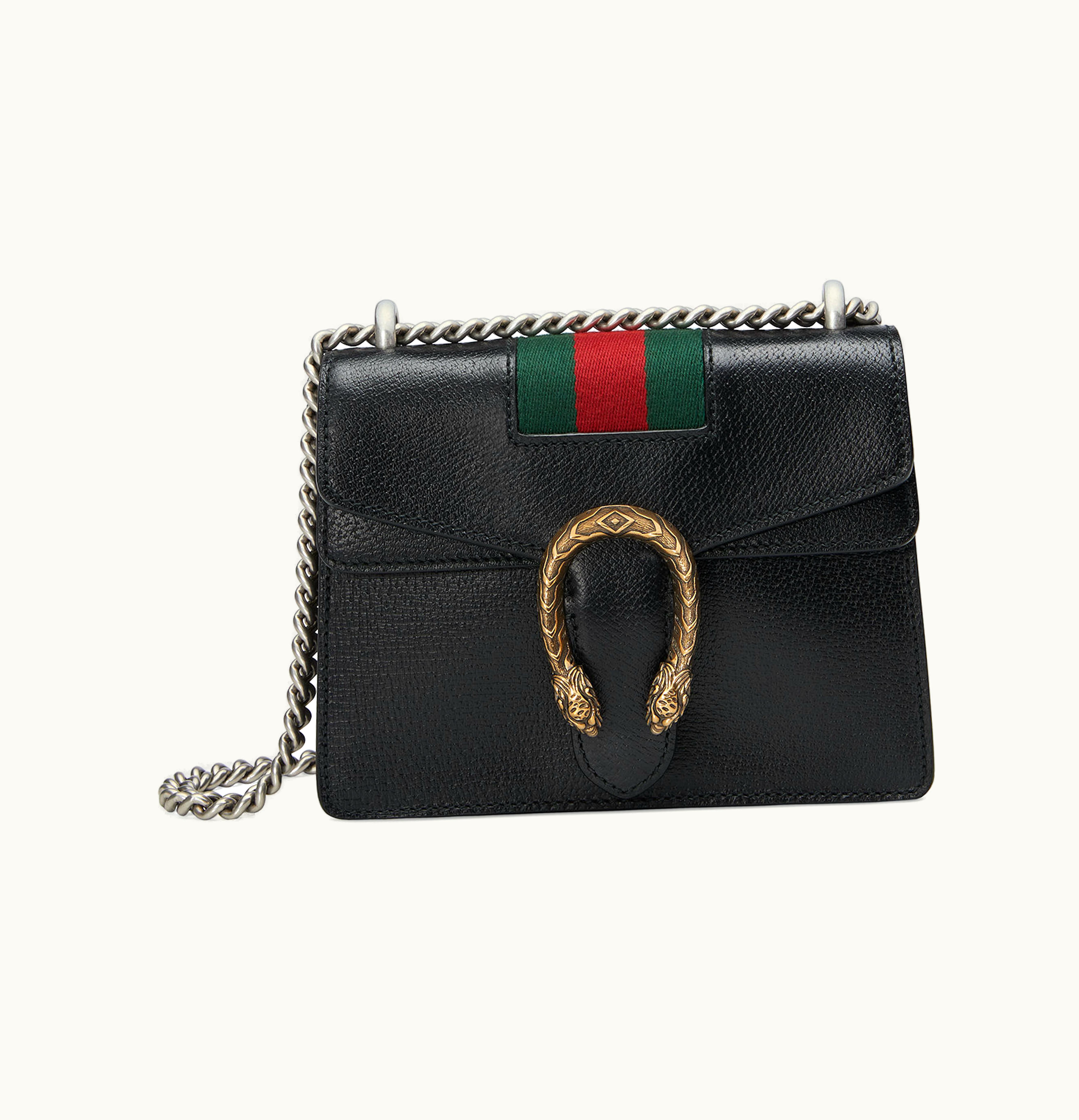 Gucci Gucci Dionysus Crossbody Web Mini Black