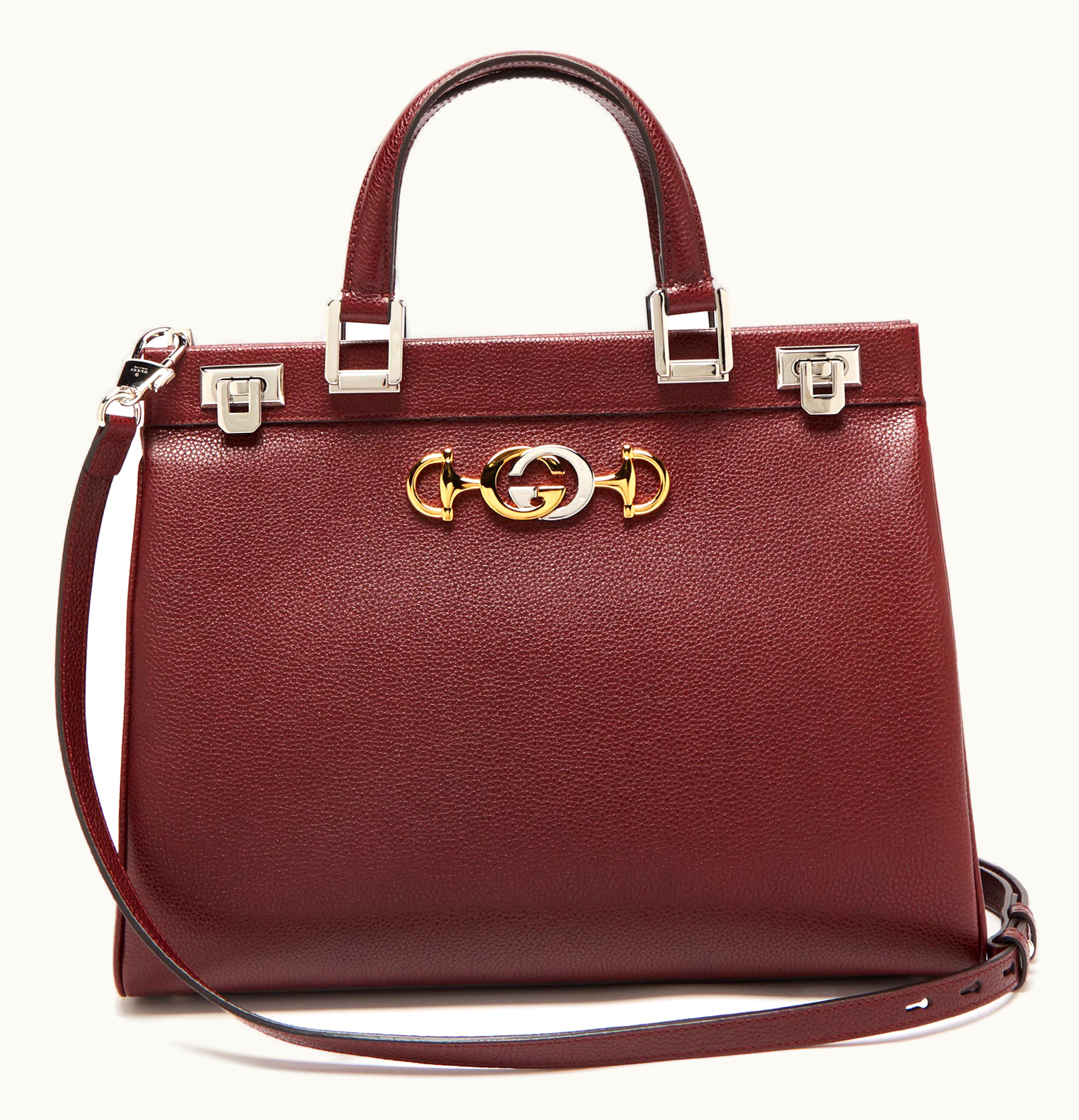 Gucci Gucci Zumi Top Handle Medium Burgundy