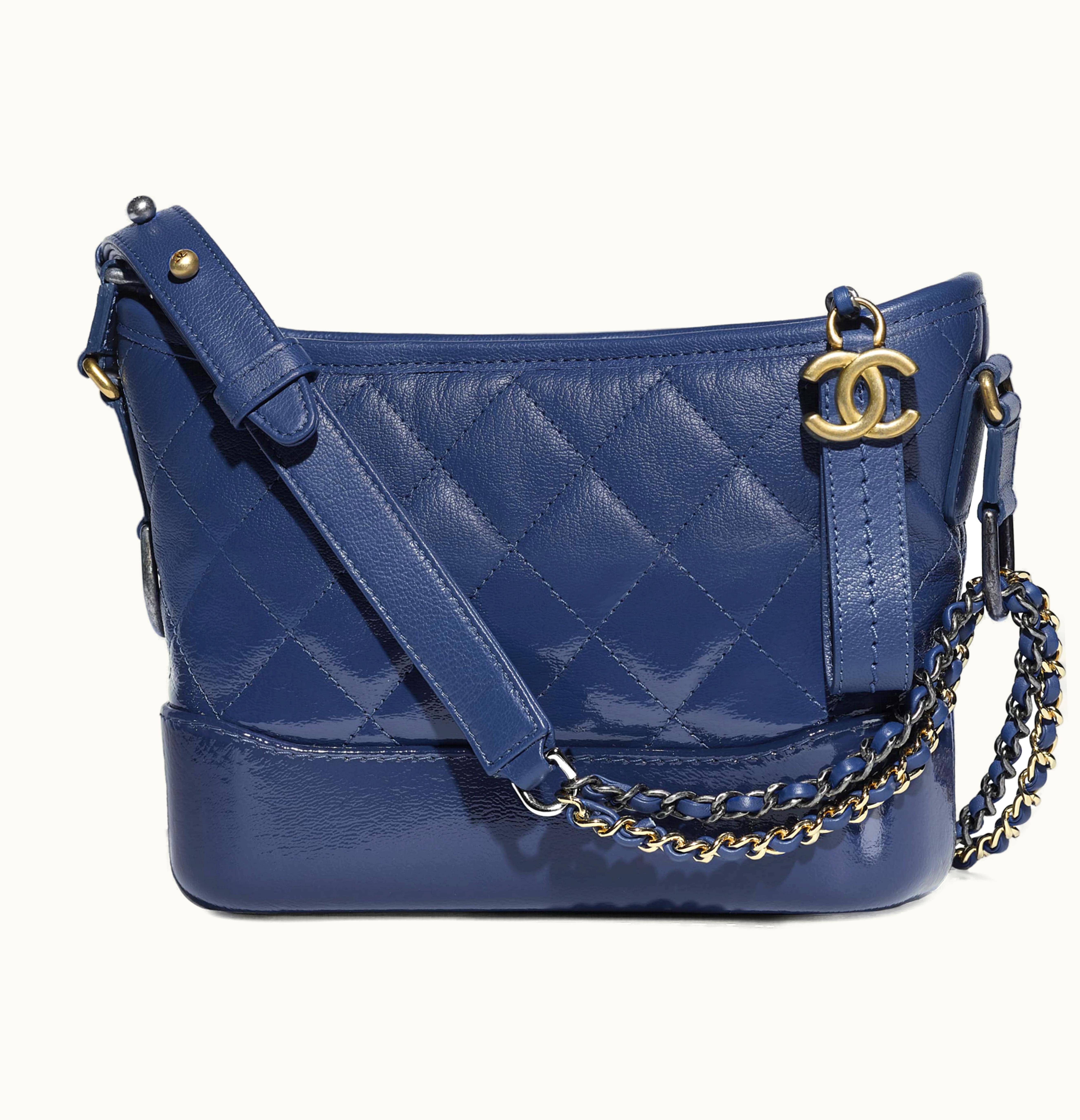 Chanel Chanel Gabrielle Hobo Bag Small Dark Blue 1