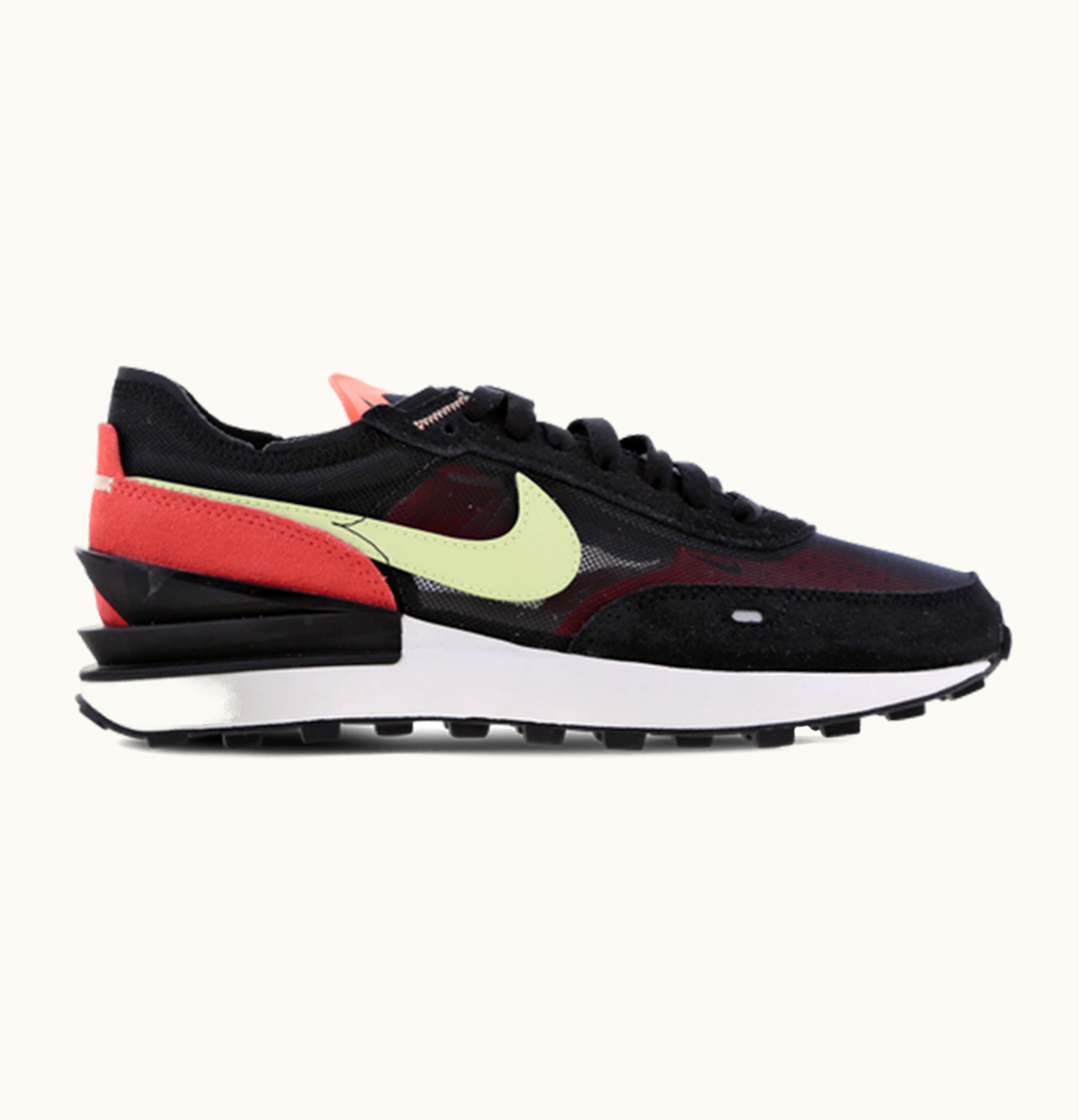 Nike Nike Waffle One Black Lime Ice Magic Ember Womens