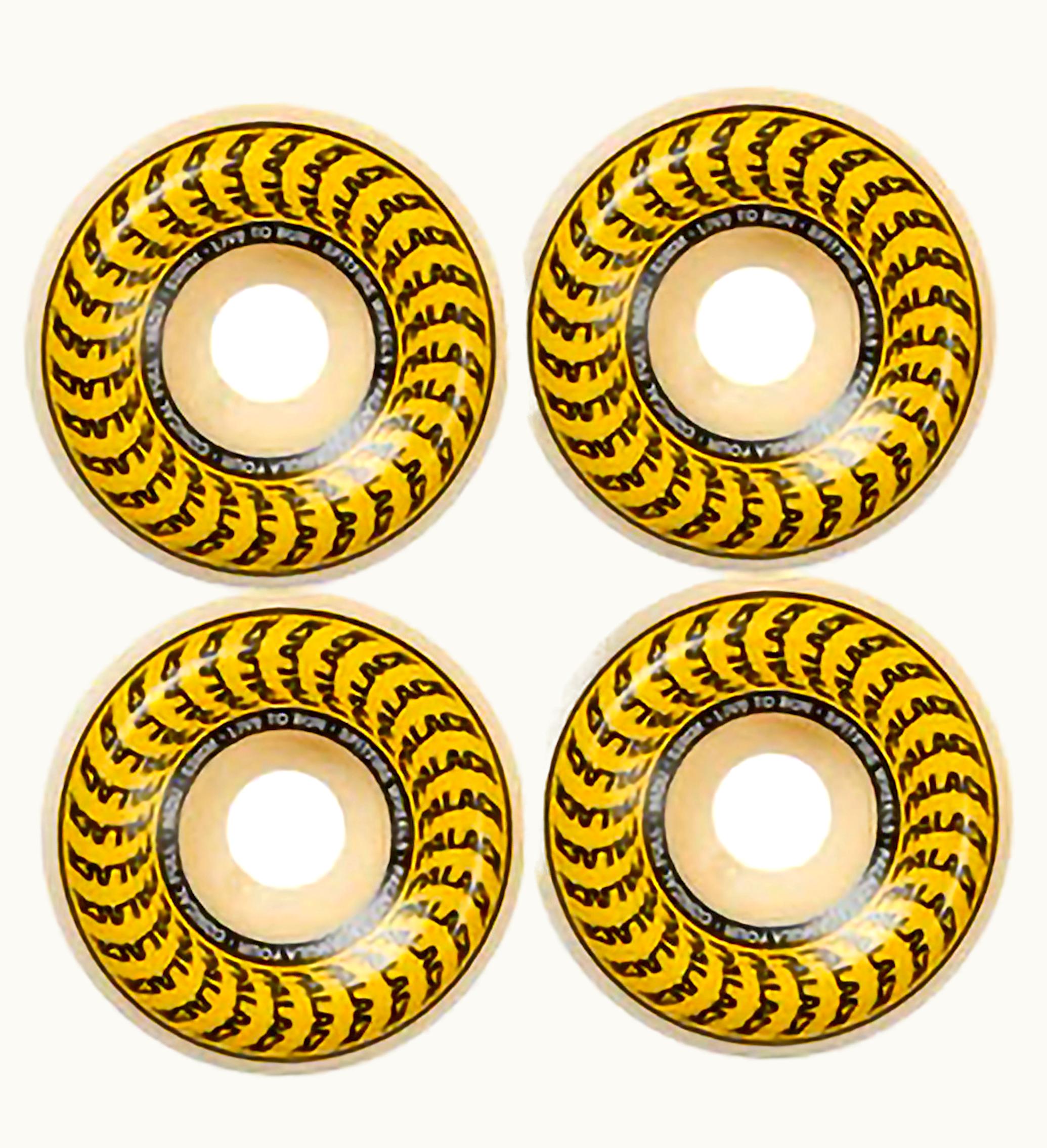 Palace Palace Spitfire Conical Full Formula Natural 53mm Wheels White Yellow