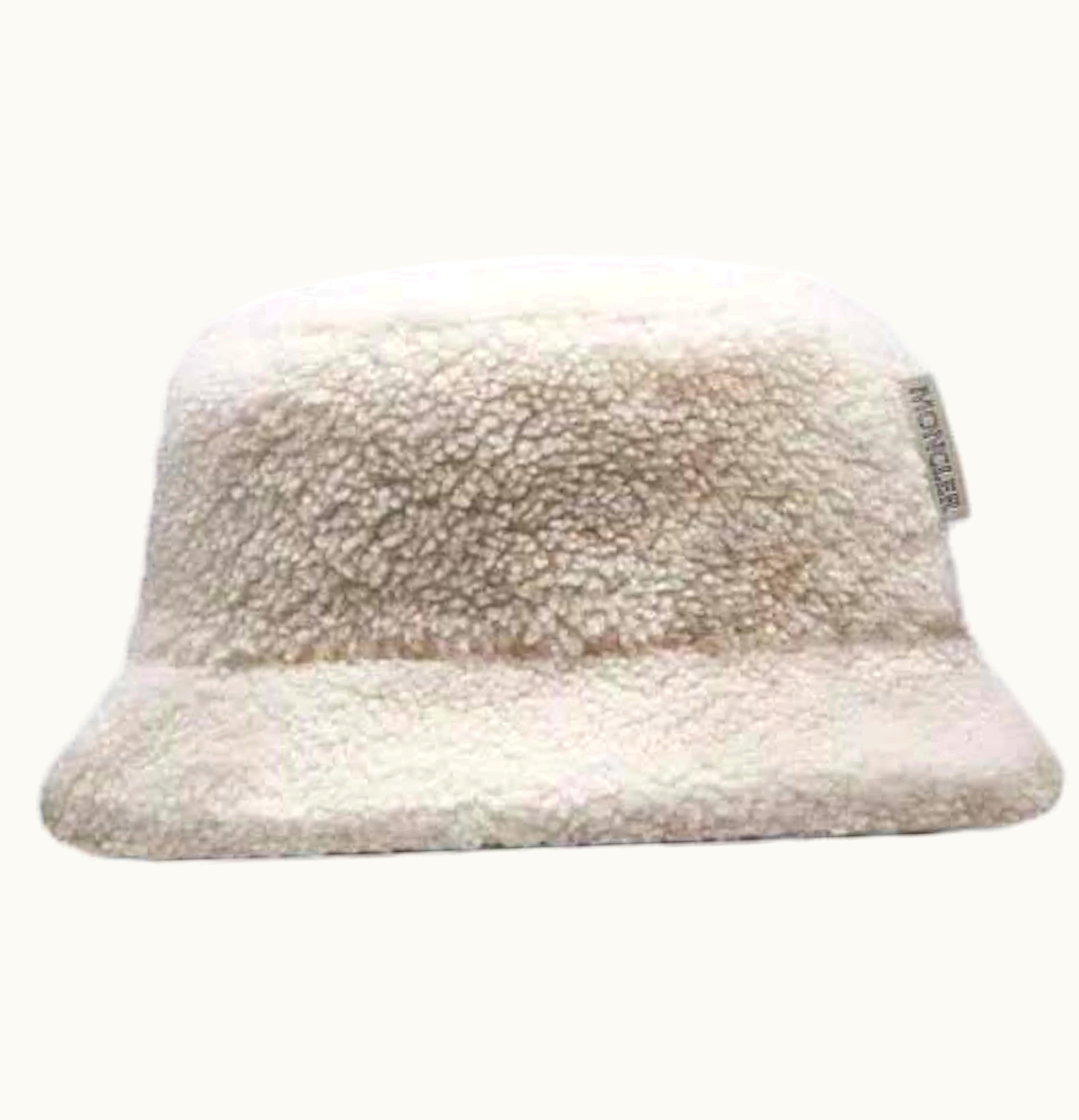 Moncler Moncler X Roc Nation By Jay Z Shearling Bucket Hat Off White