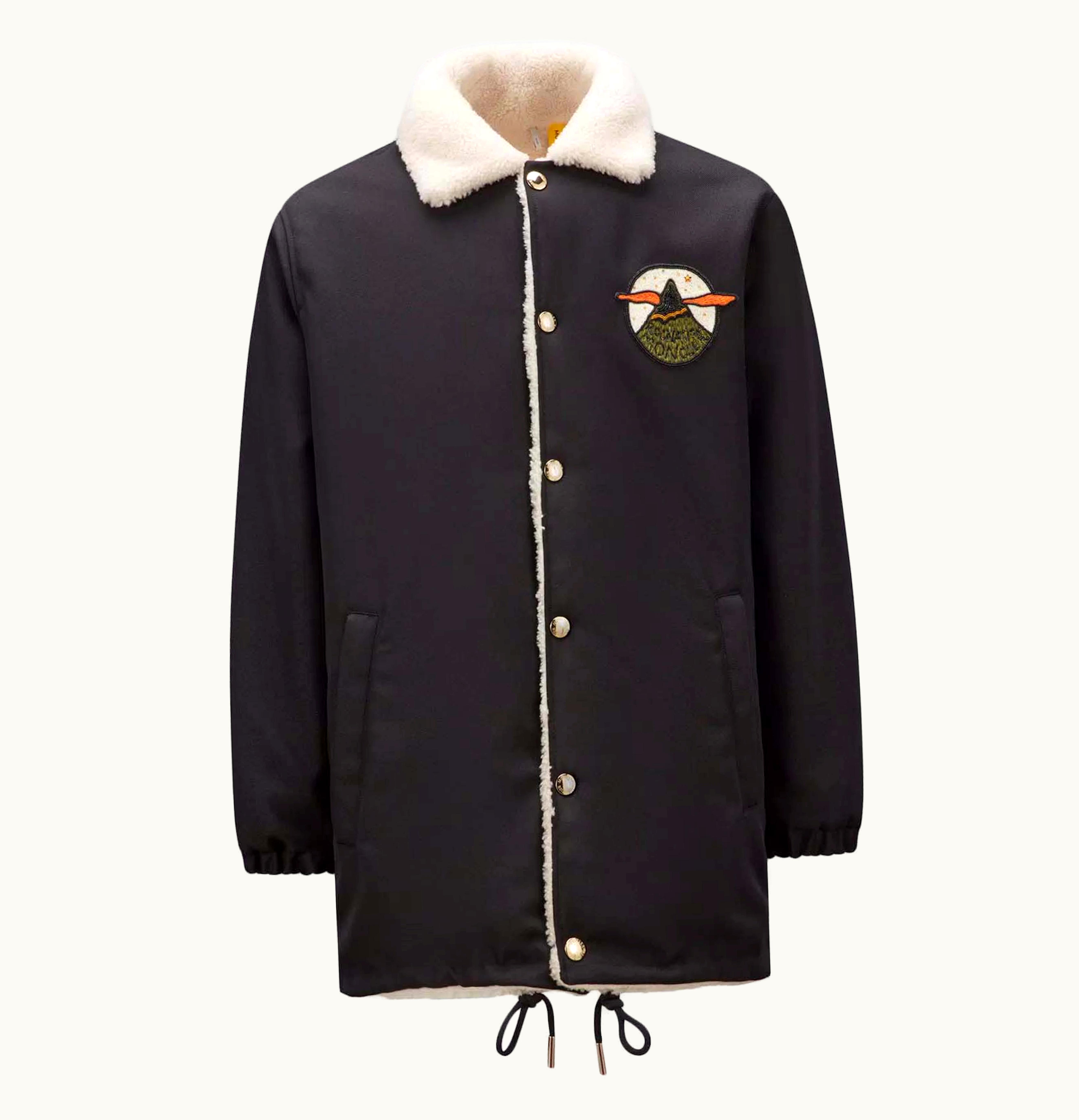 Moncler Moncler X Roc Nation By Jay Z Cemelopardalis Reversible Down Jacket Black