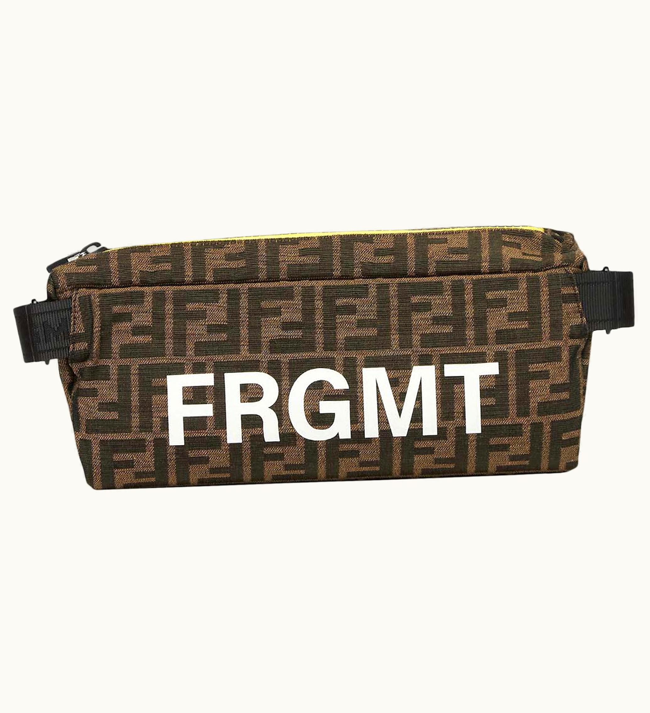 Fendi Fendi X FRGMT X Pokemon FF Fabric Belt Bag Brown