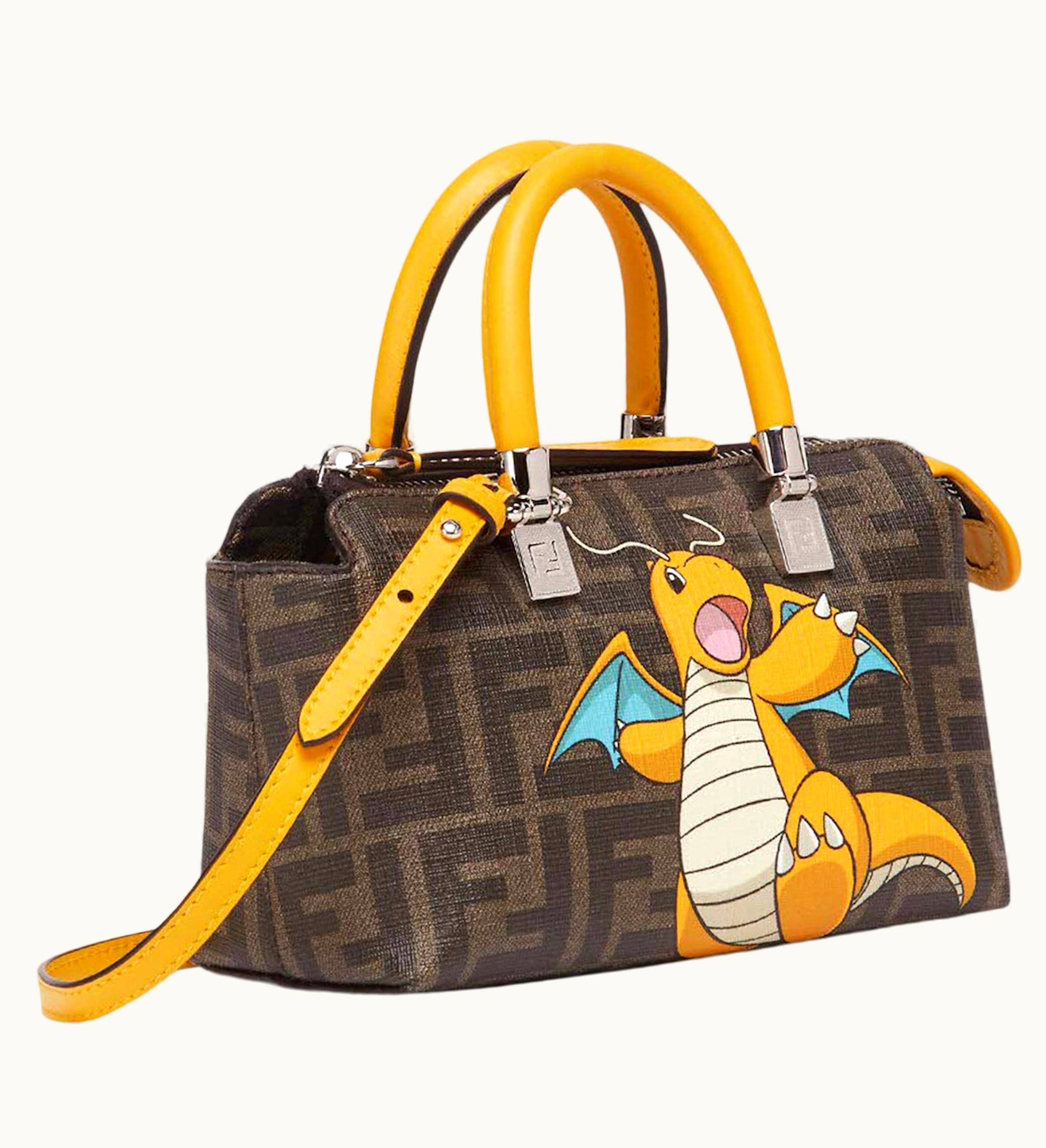 Fendi Fendi X FRGMT X Pokemon FF Fabric Boston Bag By The Way Mini Multicolor