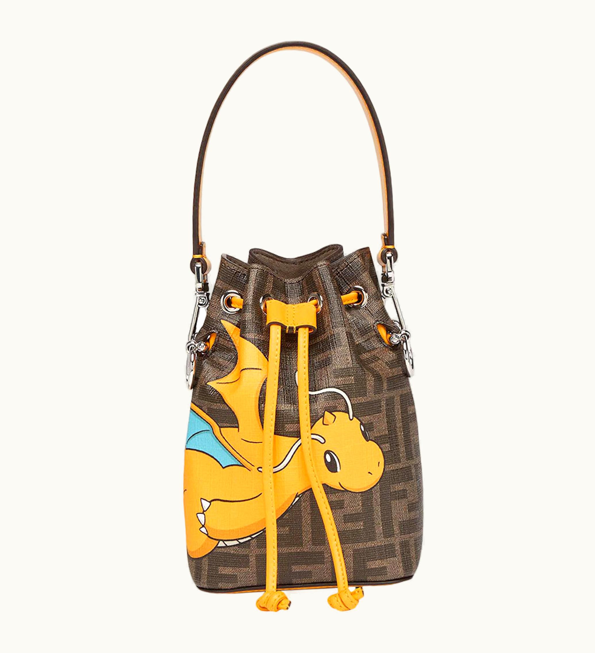 Fendi Fendi X FRGMT X Pokemon FF Fabric Mini Bag Mon Tresor Multicolor