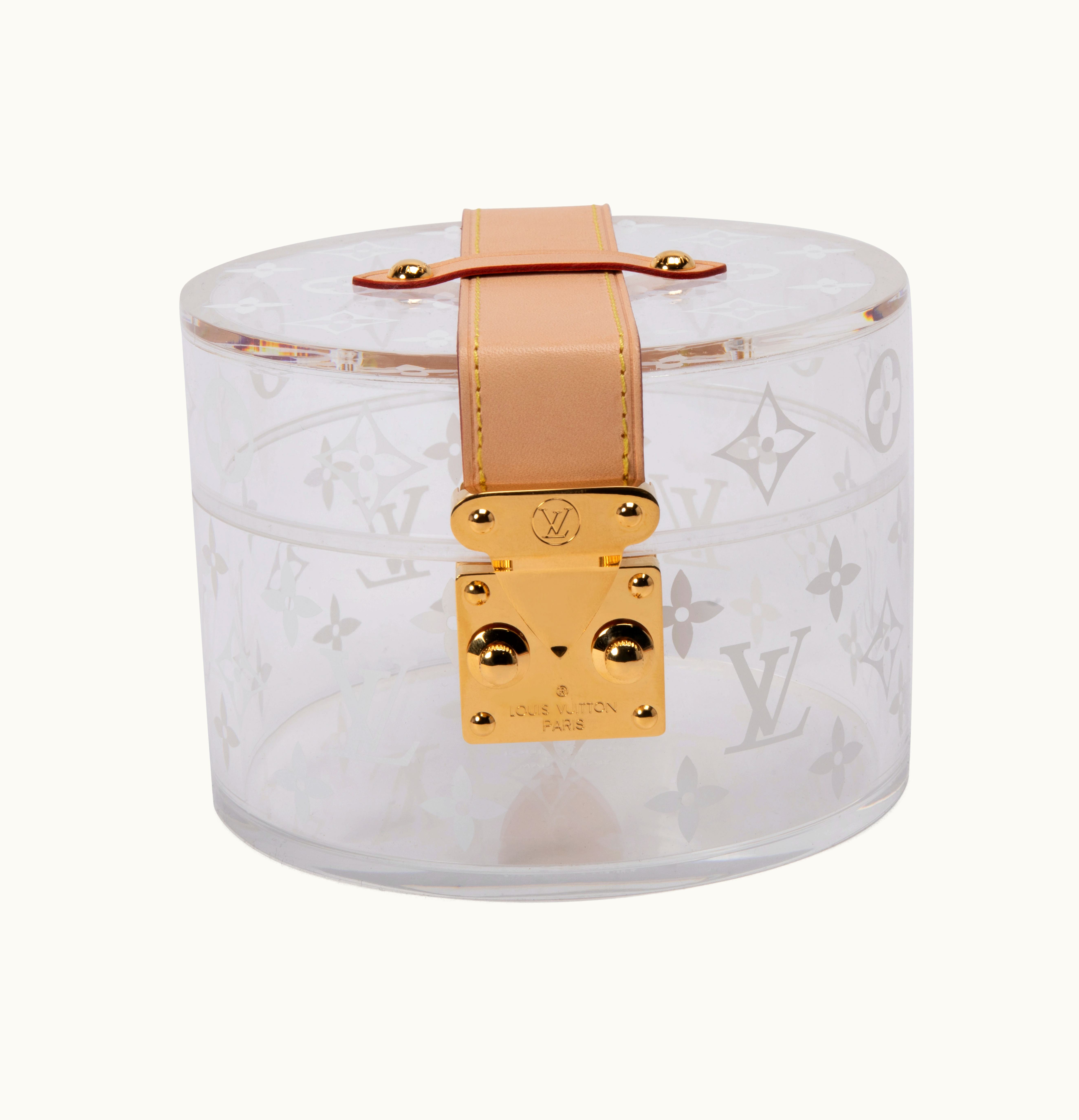 Louis Vuitton Louis Vuitton Box Scott Monogram Clear Beige
