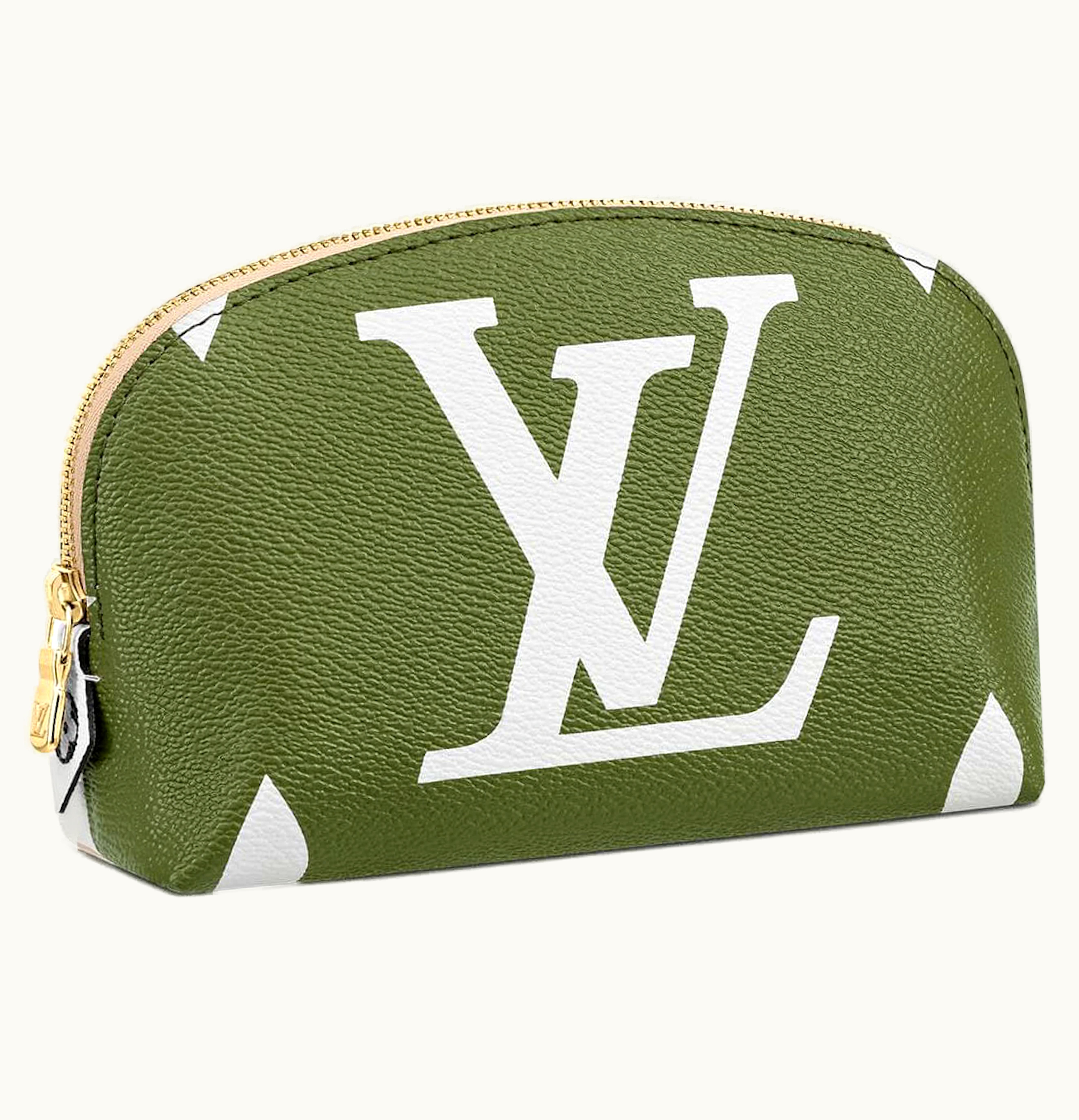 Louis Vuitton Louis Vuitton Cosmetic Pouch Monogram Giant Khaki Green Beige