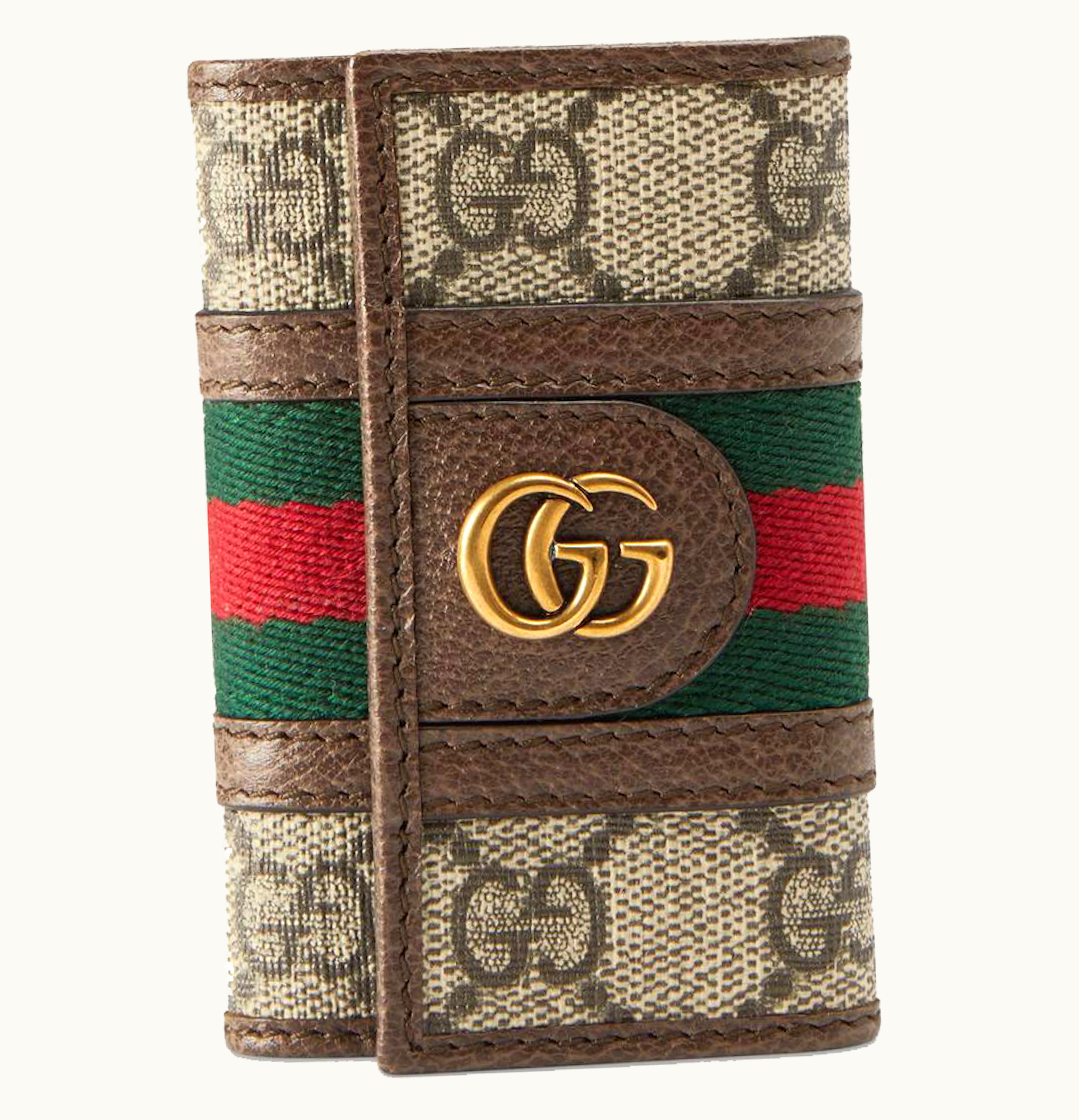 Gucci Gucci Ophidia GG Key Case Beige Ebony