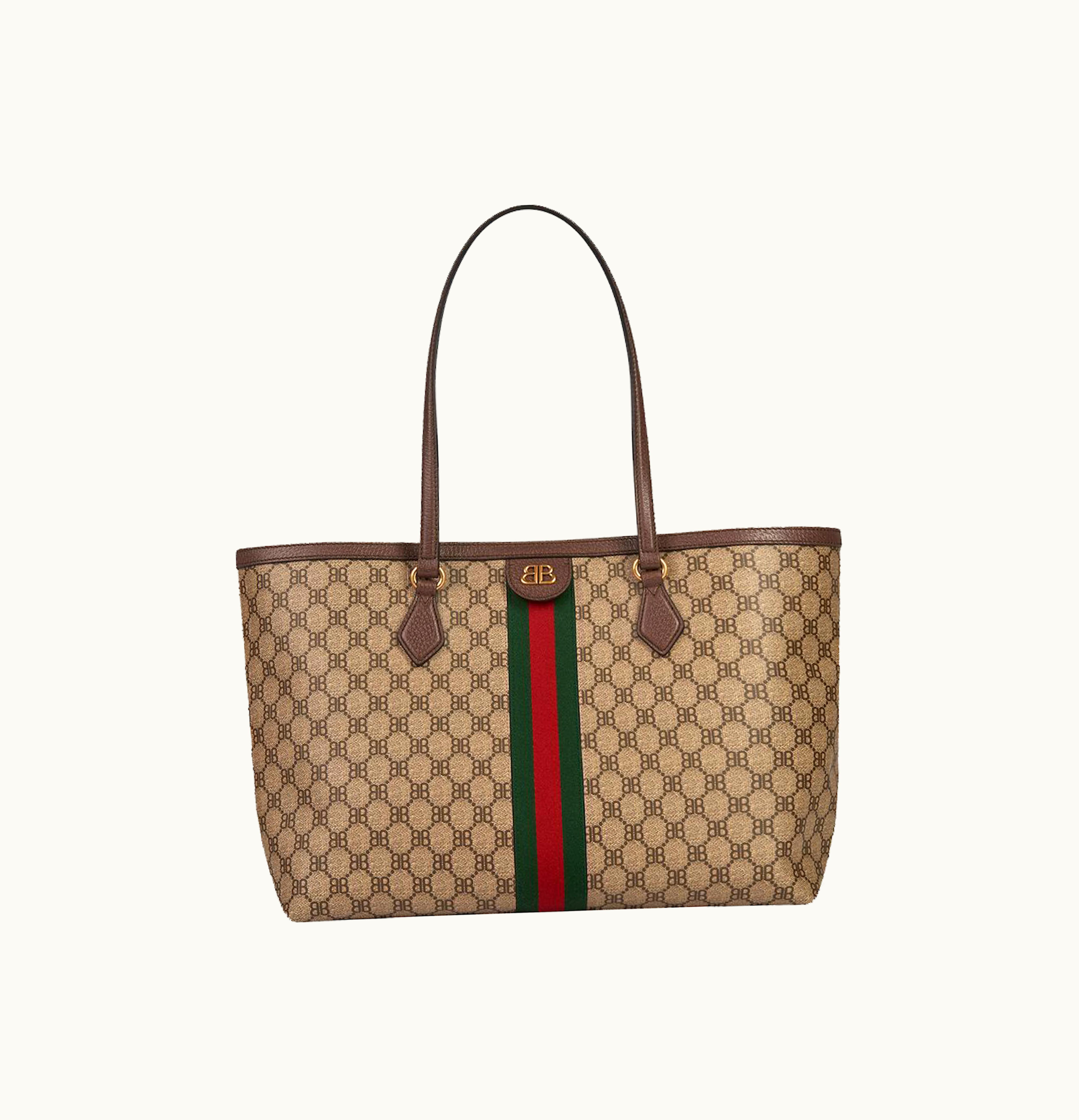 Gucci Gucci x Balenciaga The Hacker Project Medium Tote Bag Beige