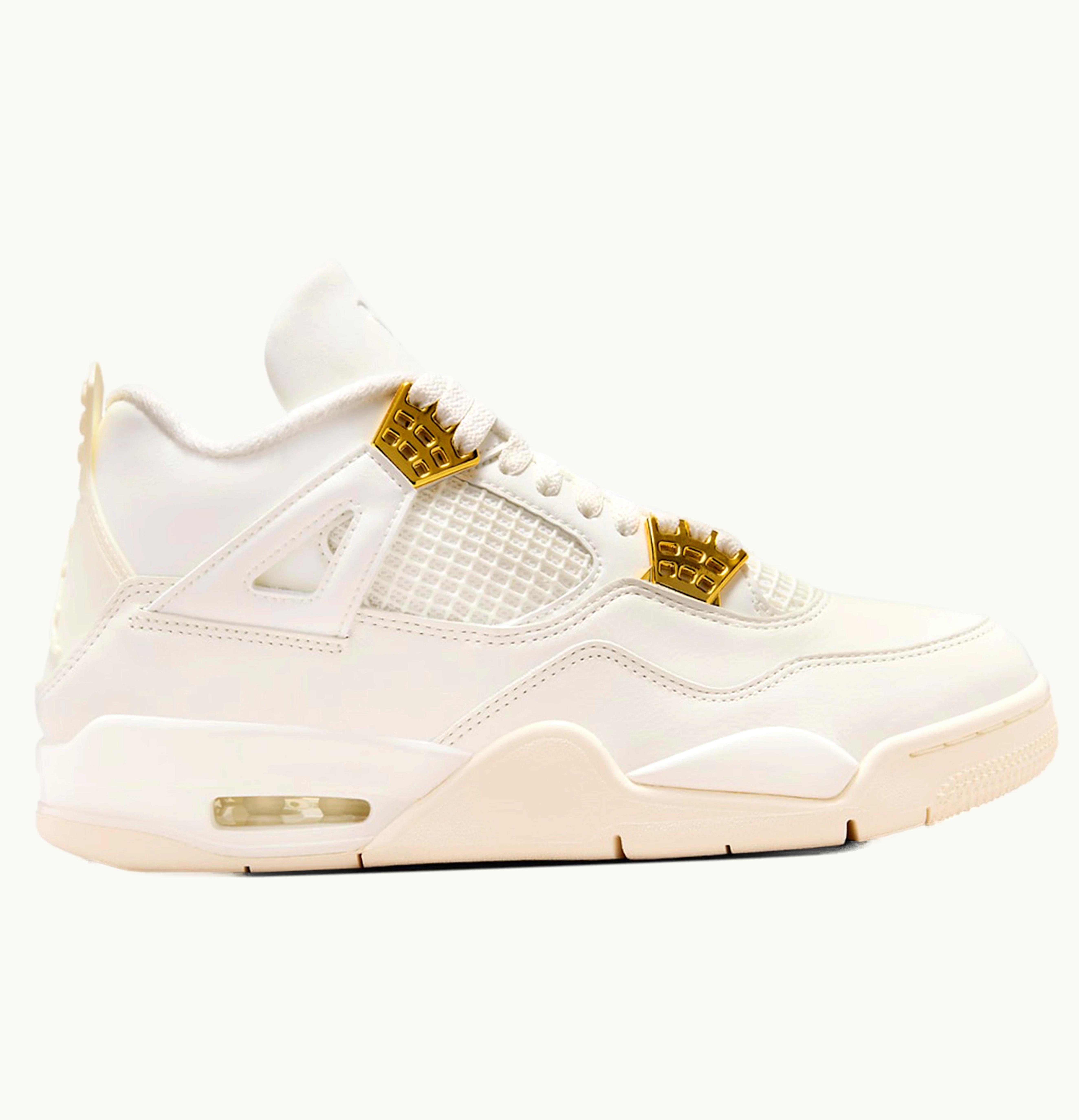 Jordan Air Jordan 4 Retro Metallic Gold Womens
