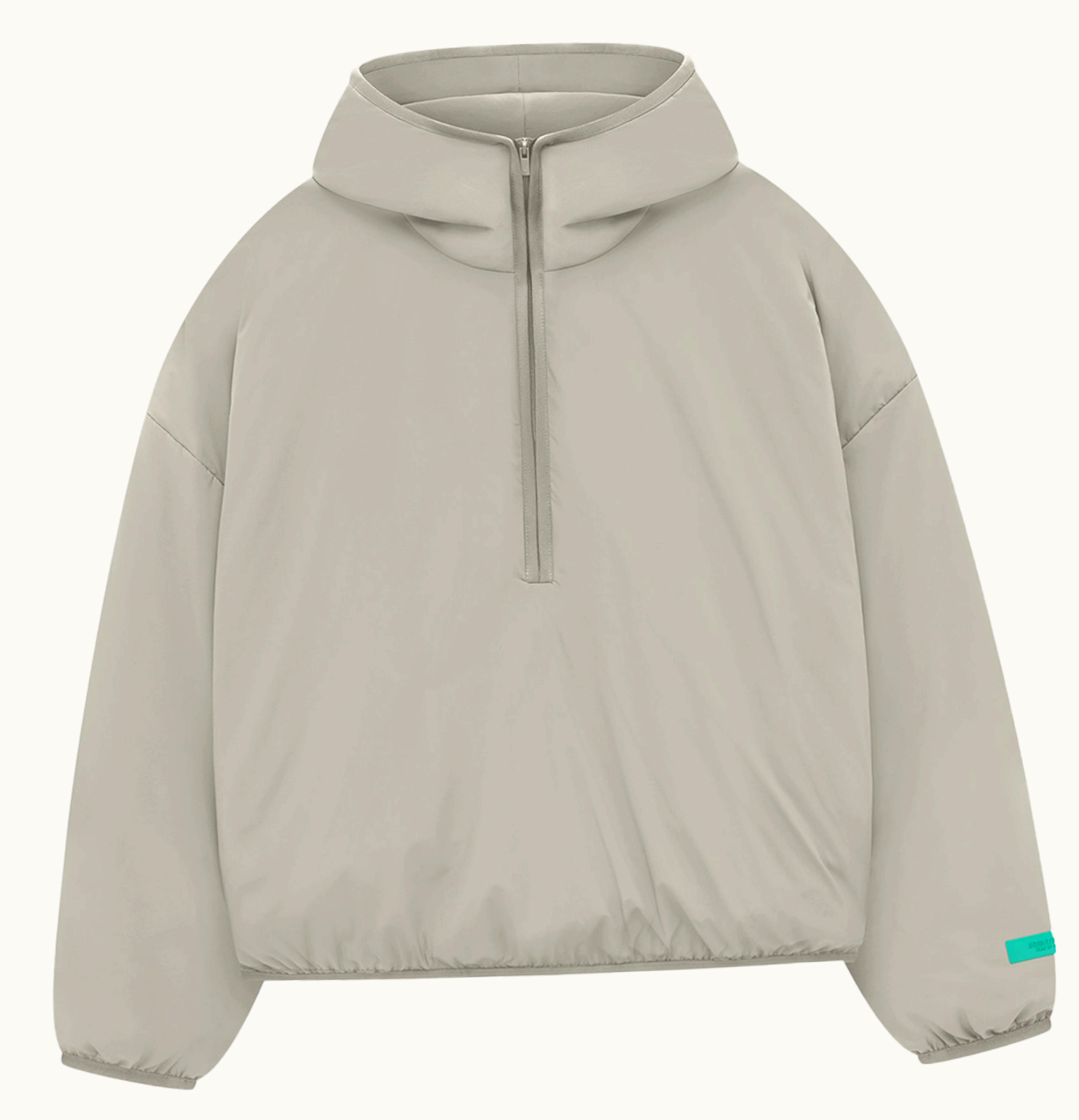 Fear of God Fear Of God Essentials Nylon Filled Halfzip Hoodie Seal