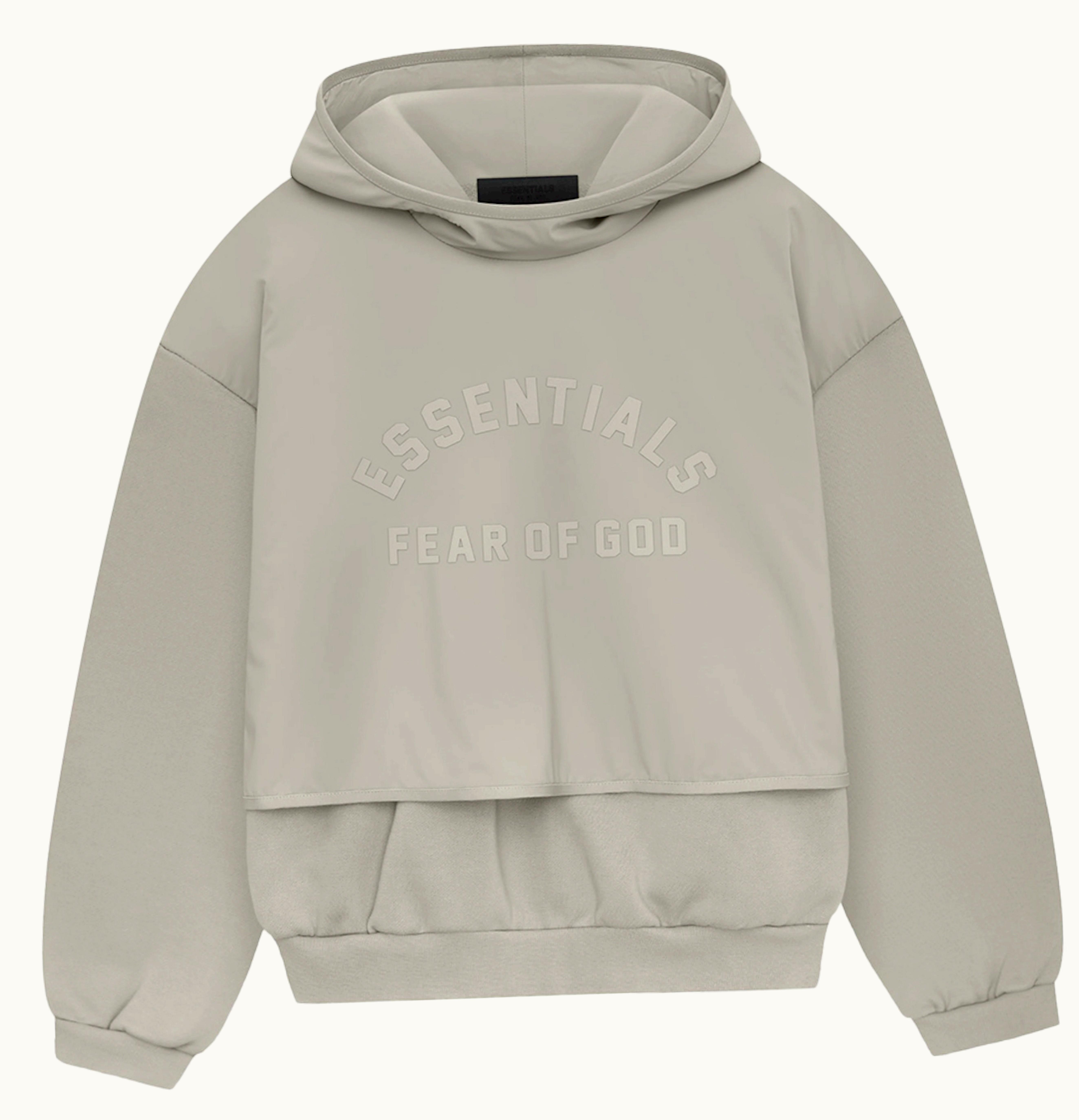 Fear of God Fear Of God Essentials Nylon Fleece Hooded Sweater Seal Seal
