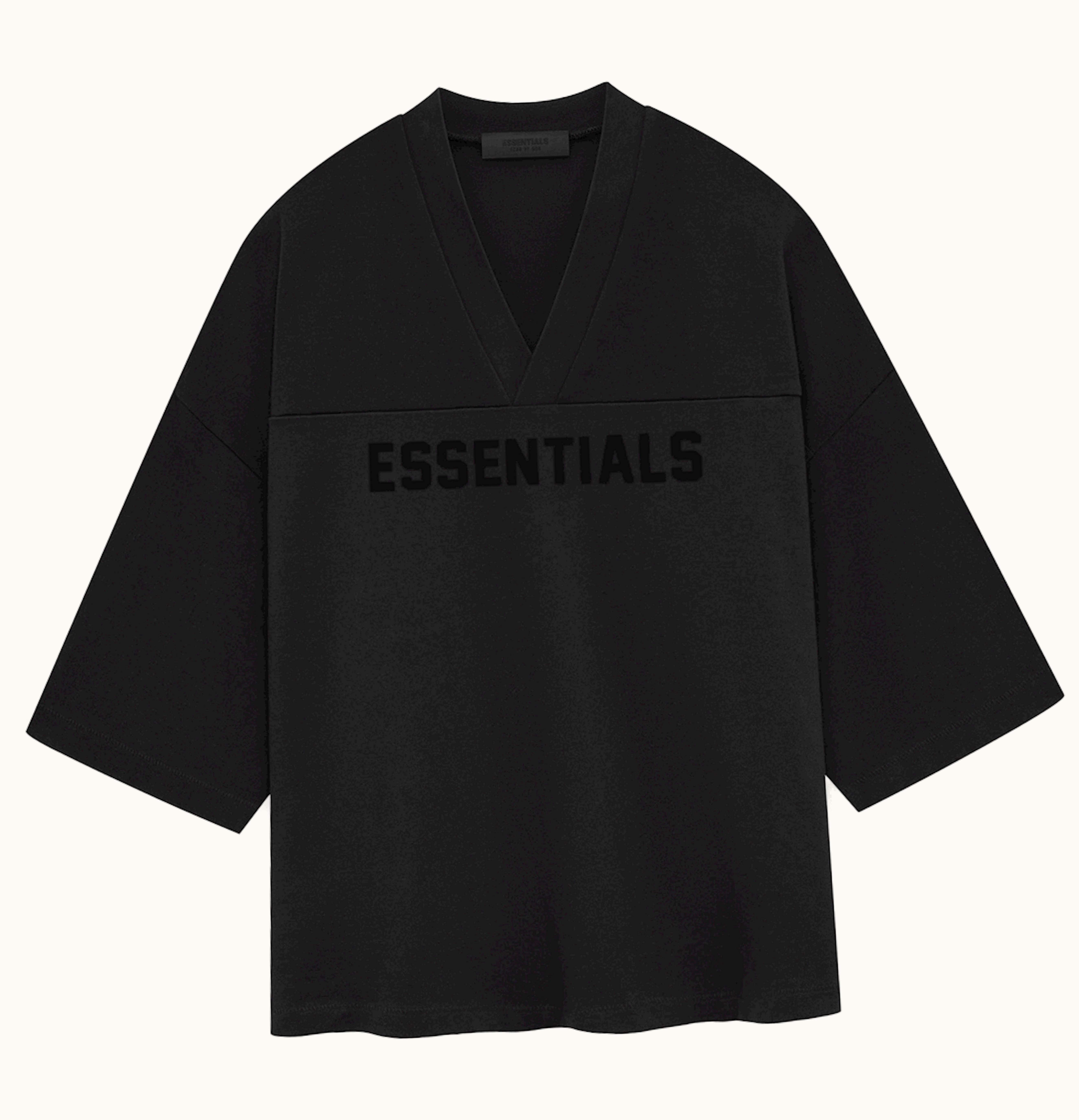 Fear of God Fear Of God Essentials Heavy Jersey Football Tee Jet Black