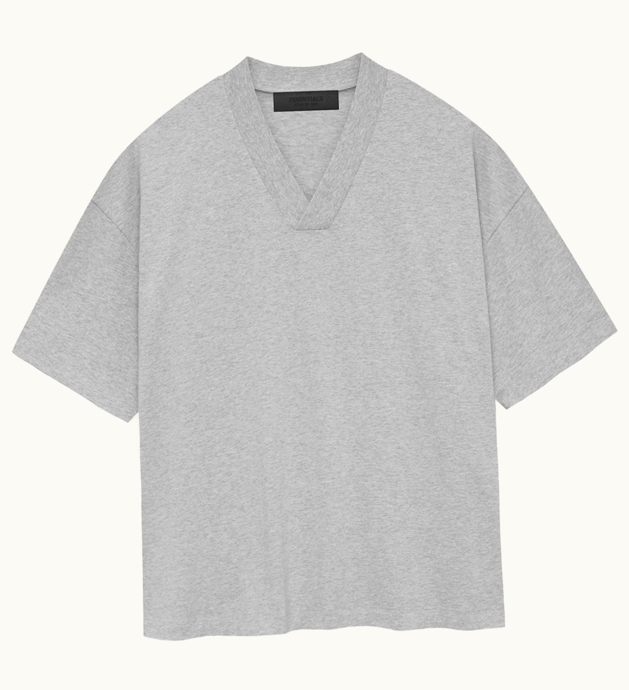 Fear of God Fear Of God Essentials V Neck Tee Light Heather Grey