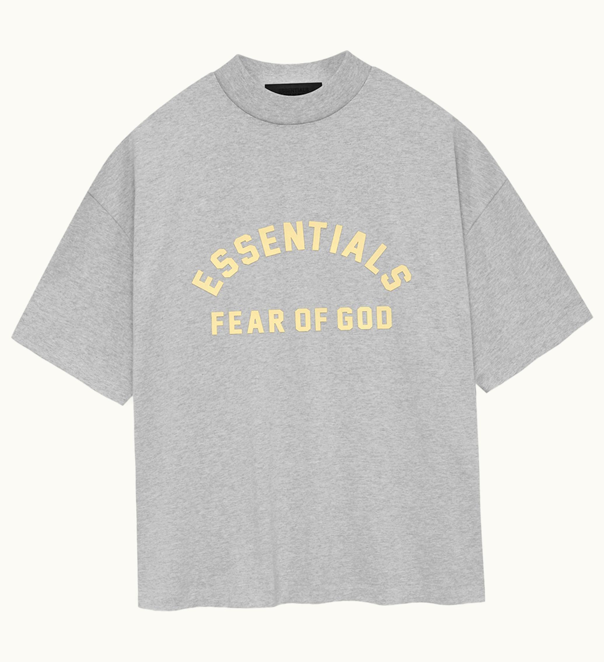 Fear of God Fear Of God Essentials Heavy Jersey Crewneck Tee Light Heather Grey