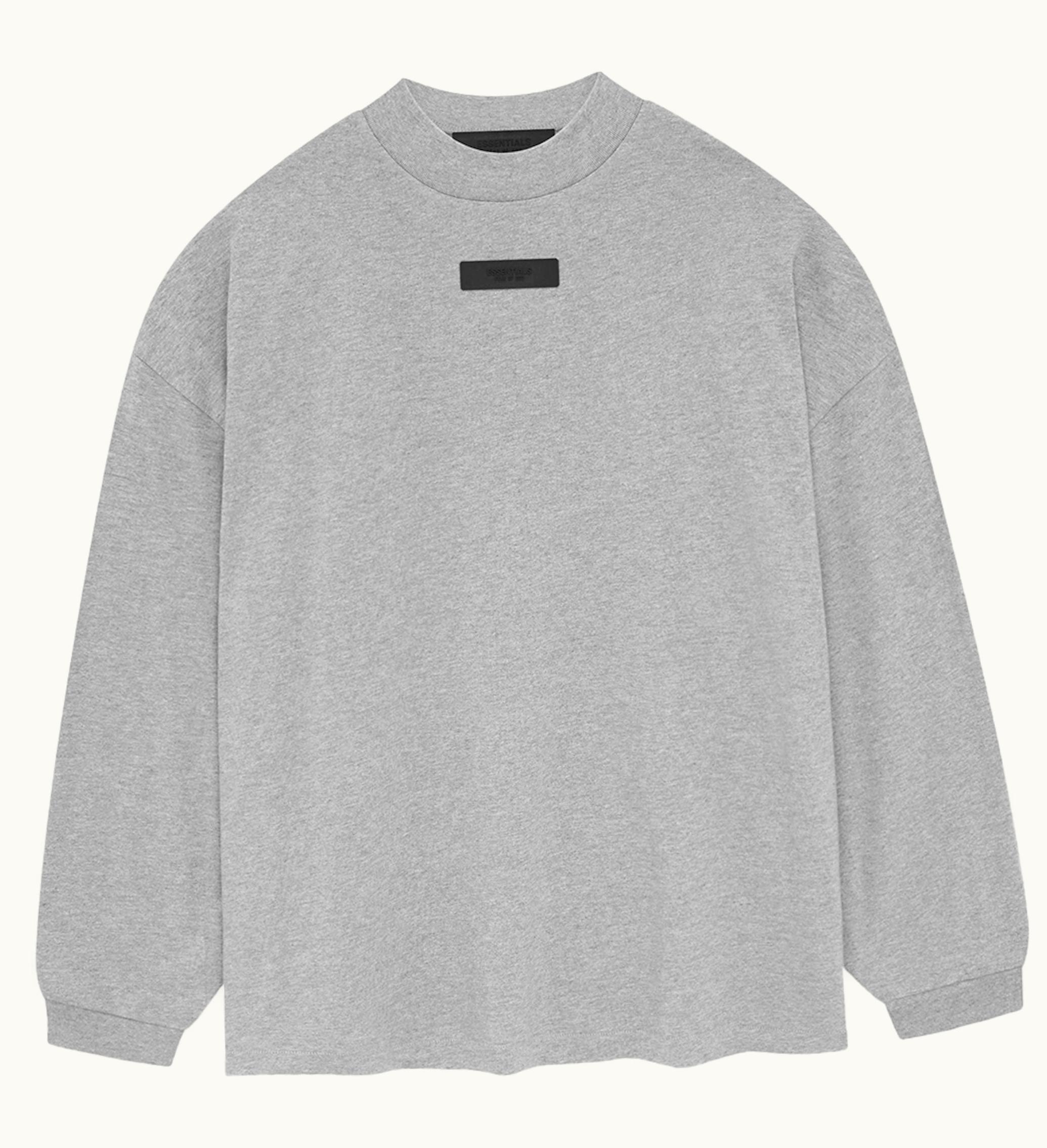 Fear of God Fear Of God Essentials Longsleeve Tee Light Heather Grey