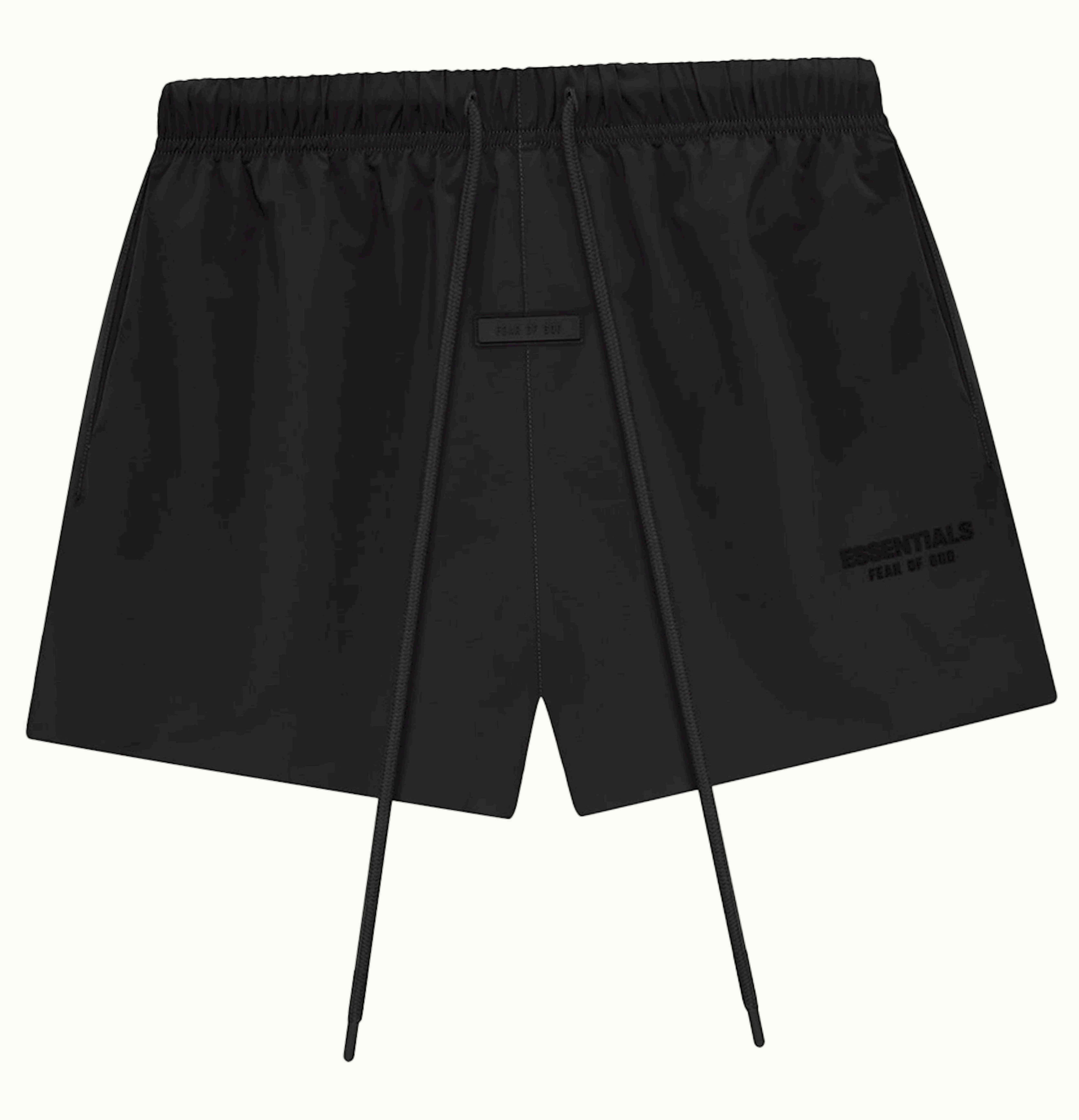Fear of God Fear Of God Essentials Nylon Running Short Jet Black