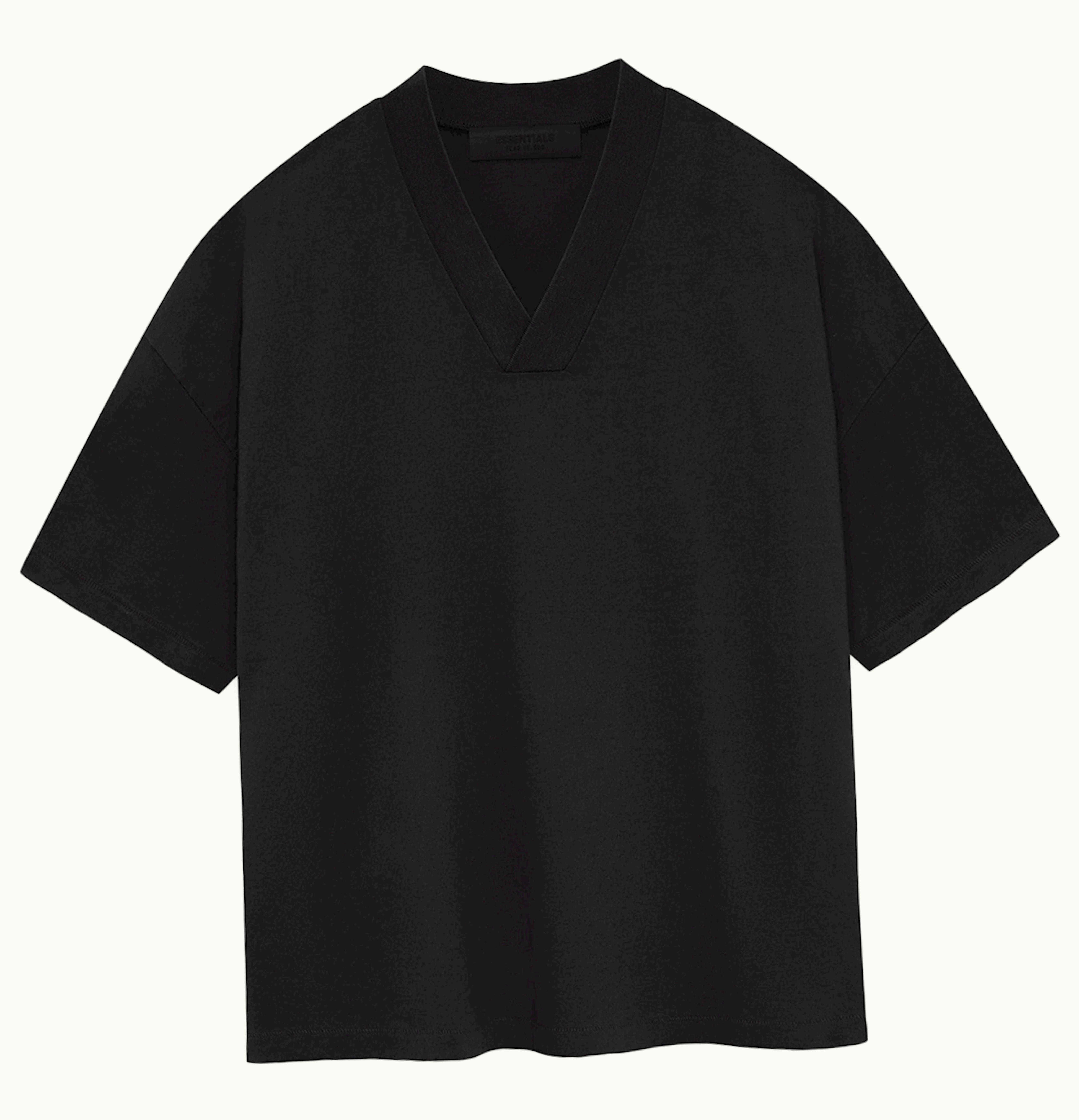 Fear of God Fear Of God Essentials V Neck Tee Jet Black