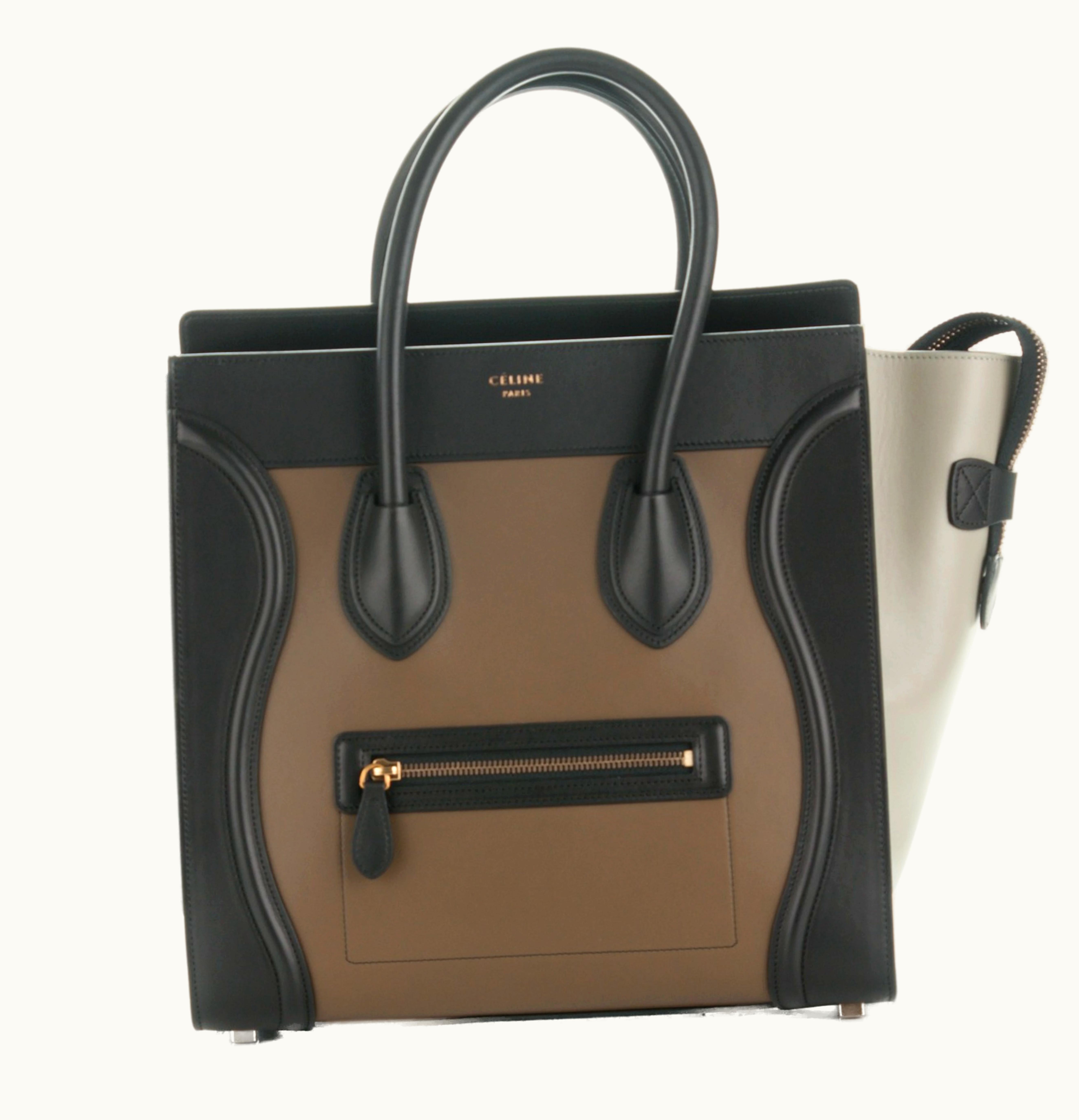 Celine Celine Luggage Tricolor Mini Beige