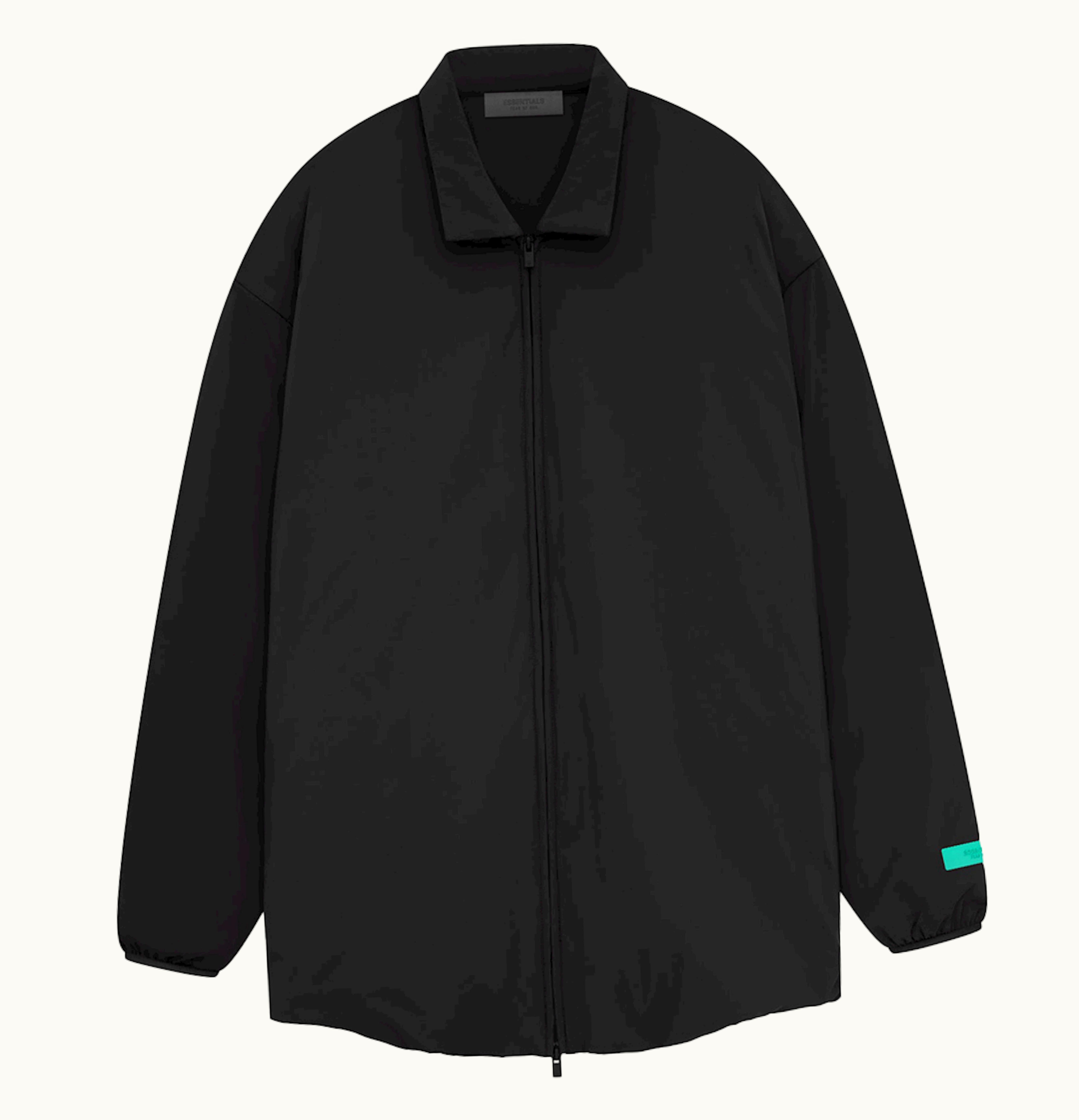 Fear of God Fear Of God Essentials Nylon Filled Shirt Jacket Jet Black