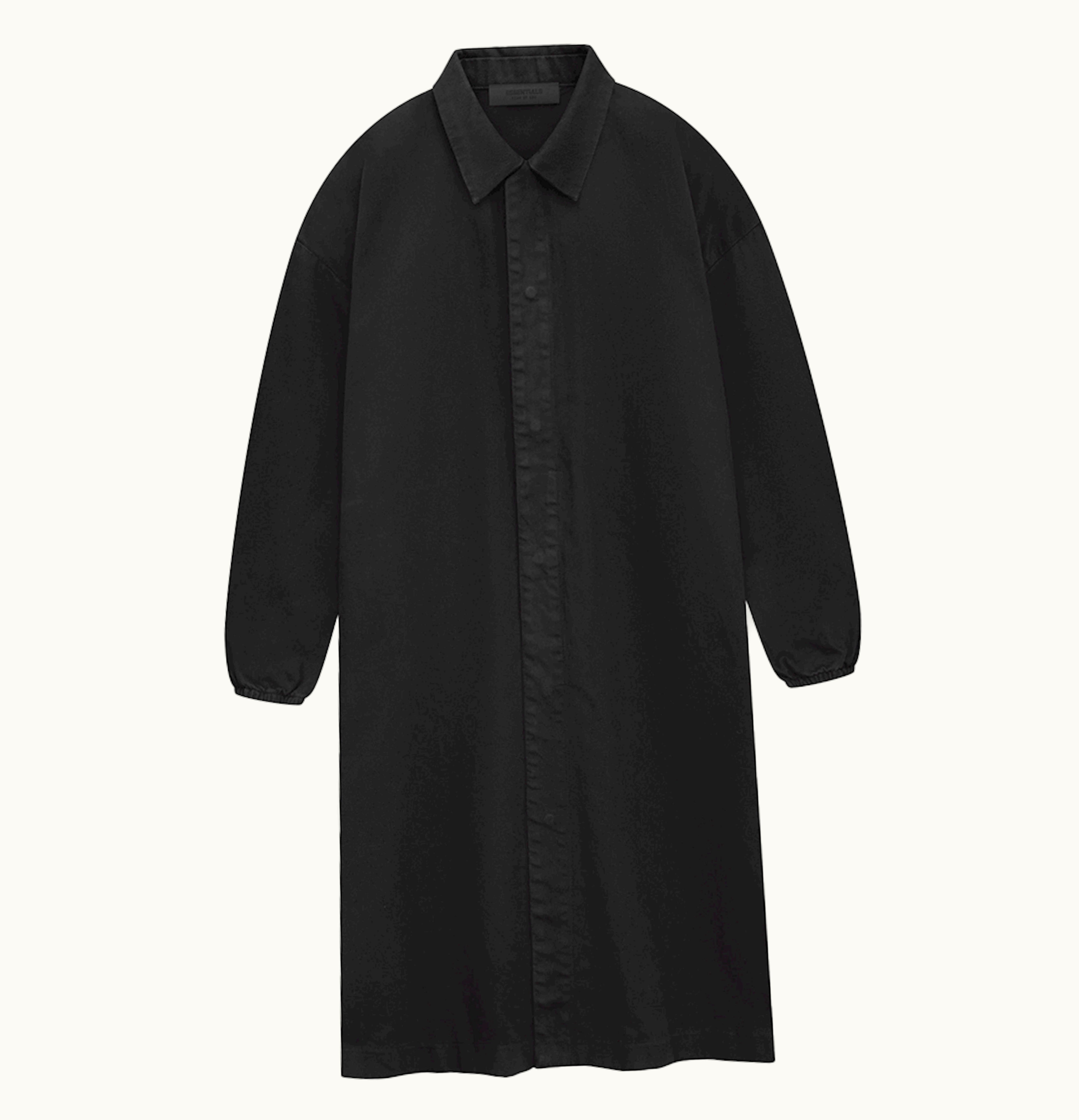 Fear of God Fear Of God Essentials Denim Car Coat Overdye Black Denim