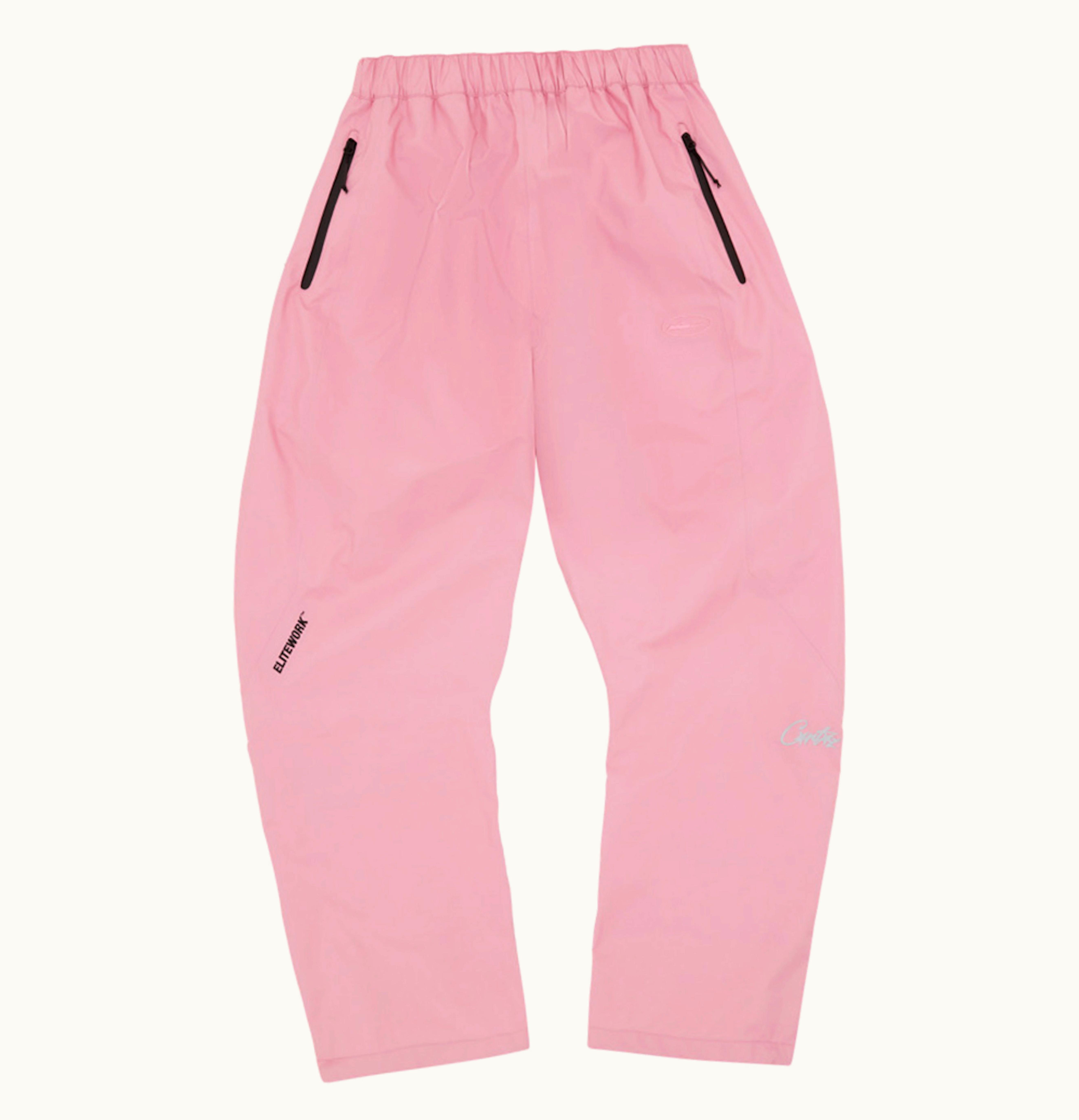 Corteiz Corteiz Elitework Waterproof Shell Pant Pink