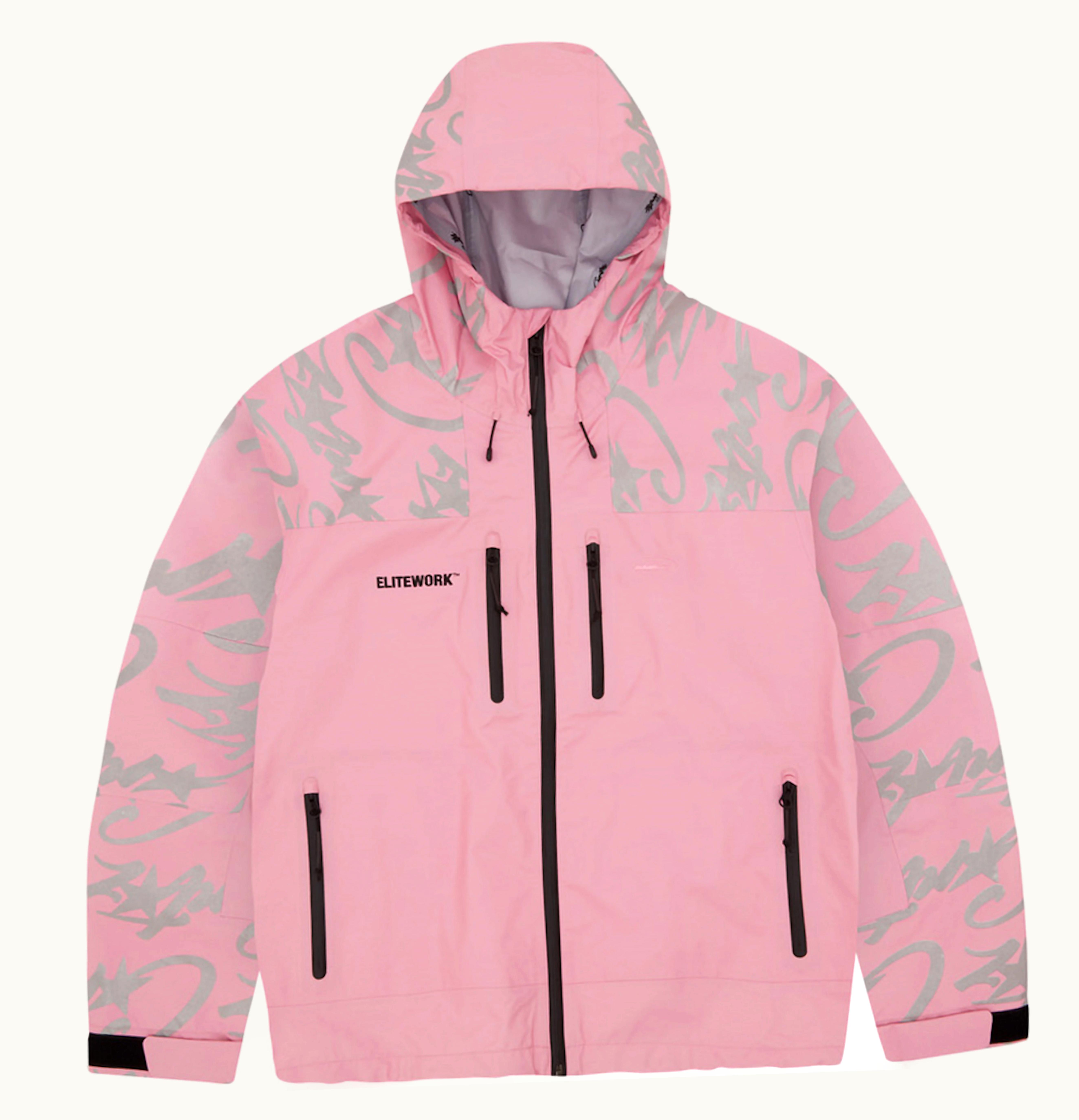 Corteiz Corteiz Elitework Waterproof Shell Jacket Pink