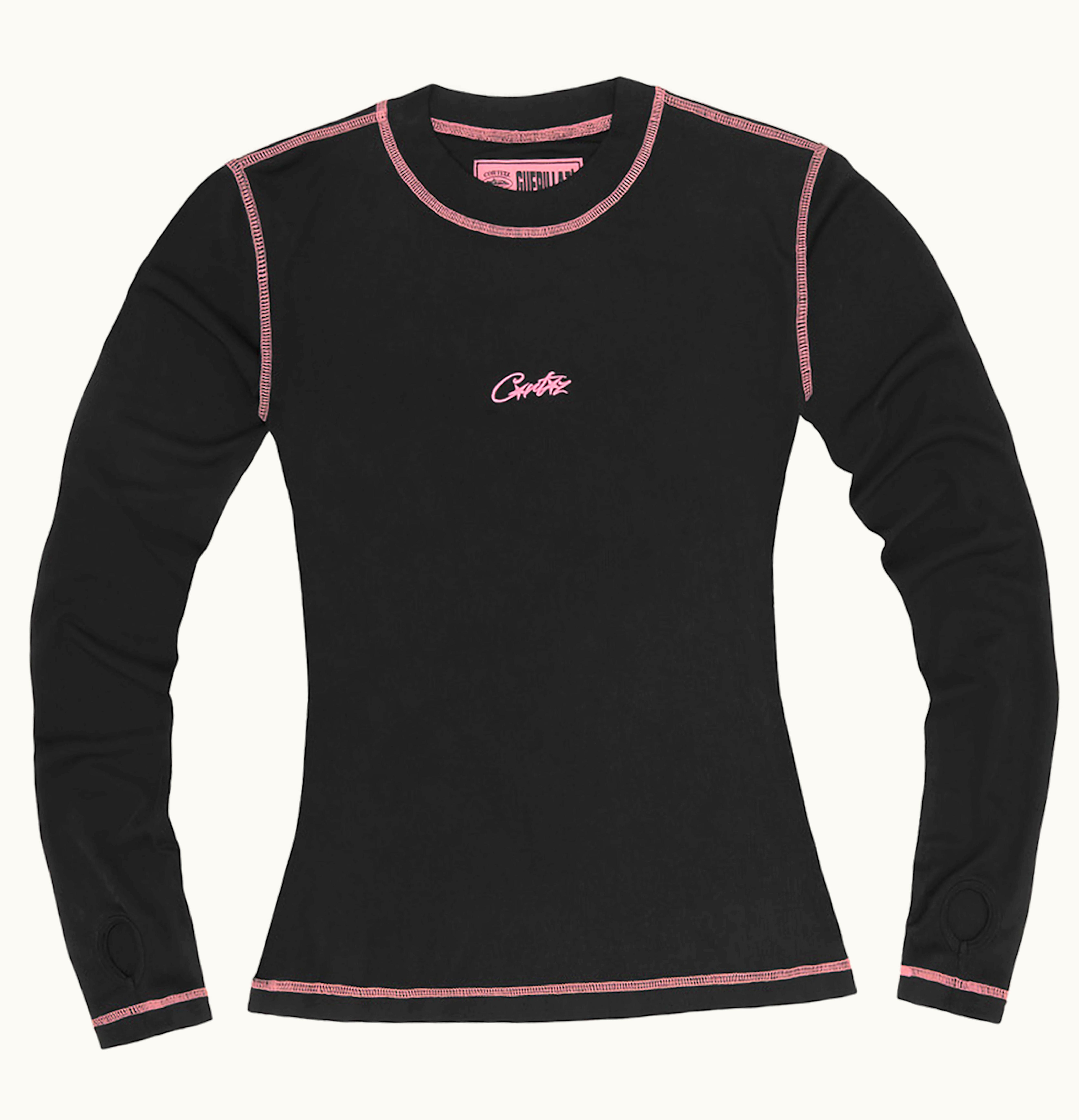 Corteiz Corteiz Womens Mesh Longsleeve Black Pink