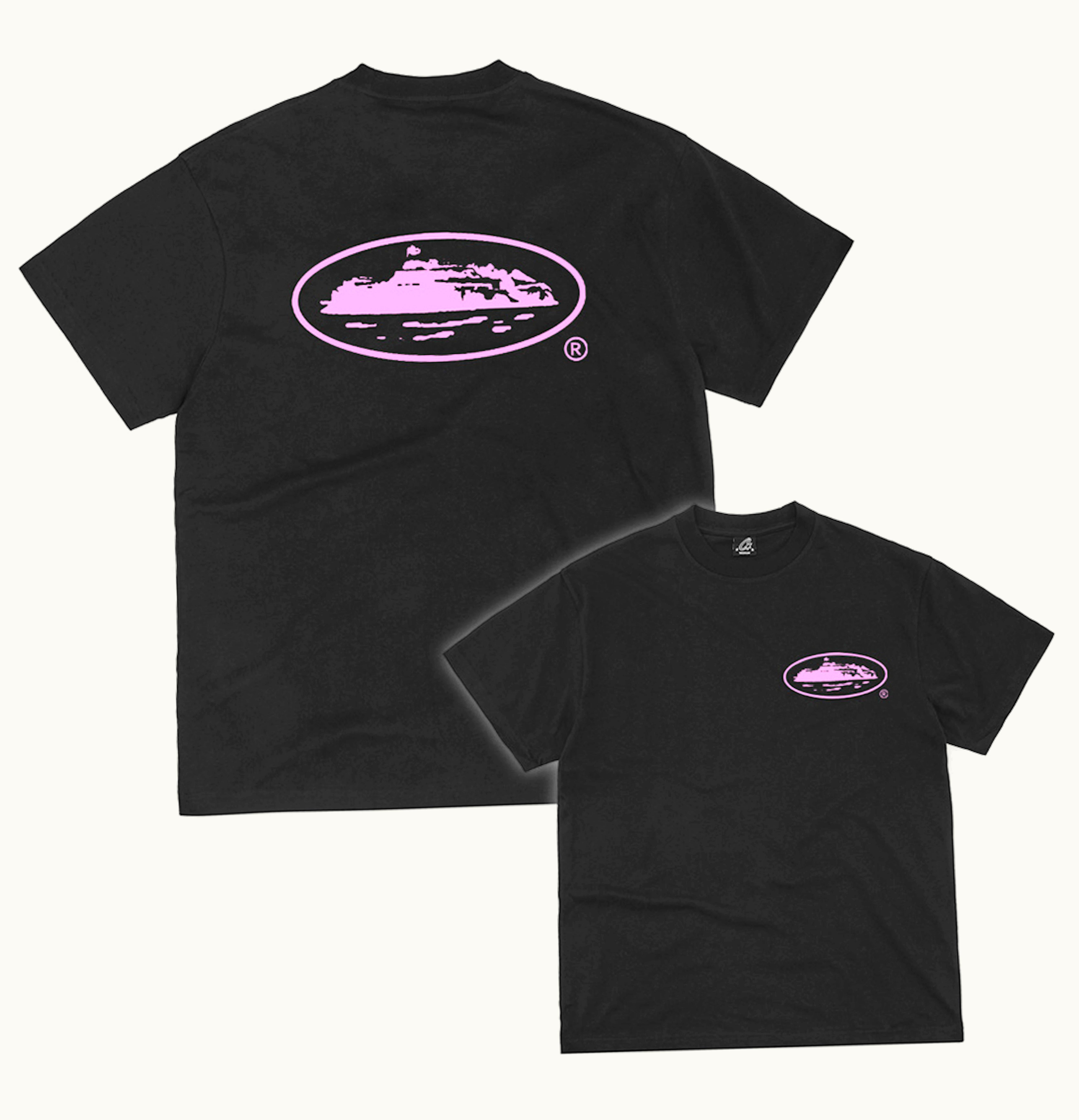 Corteiz Corteiz OG Island Tee Black Pink