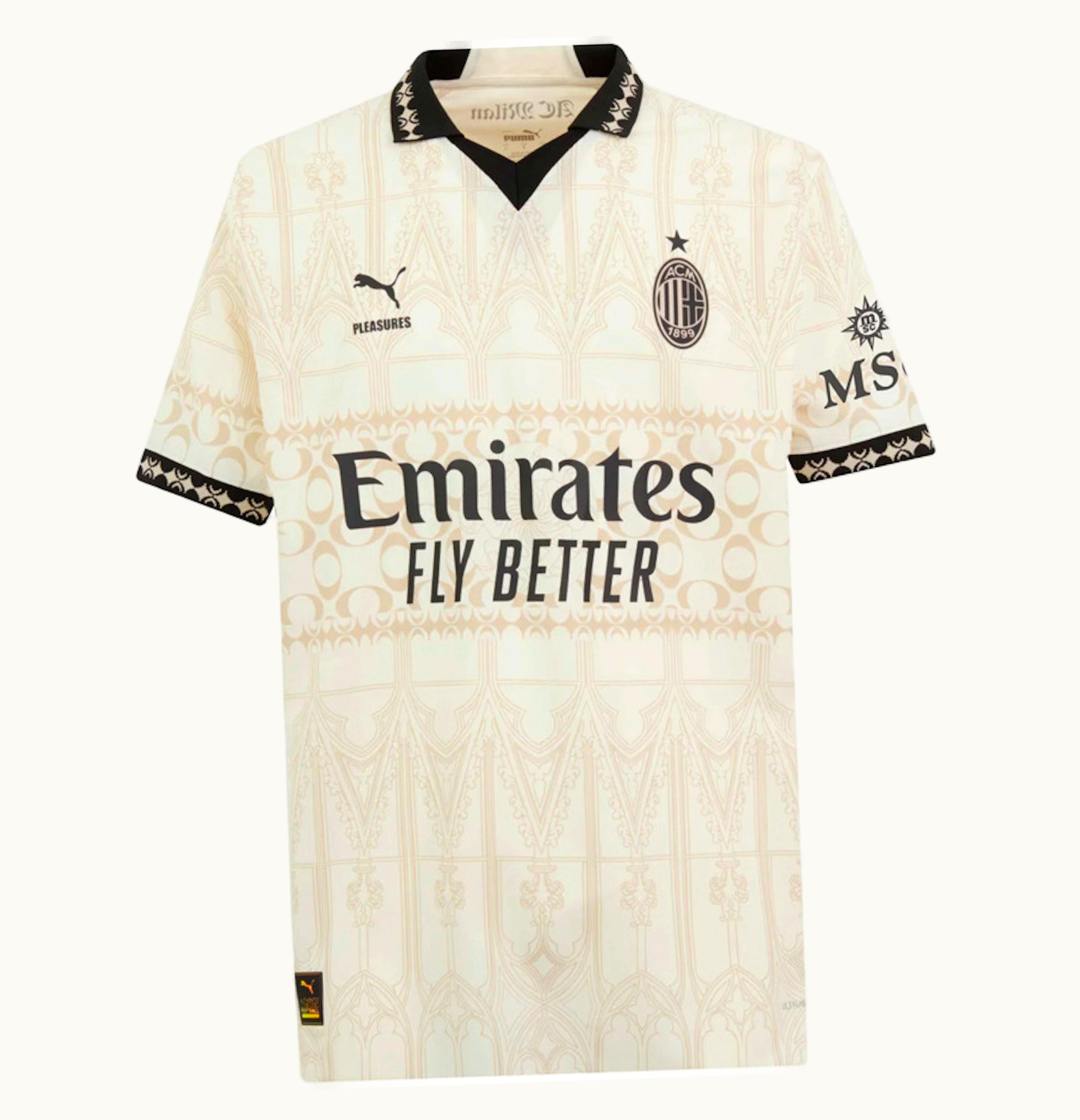 Puma X Pleasures AC Milan 2023 24 Light Version Authentic Jersey Multicolor