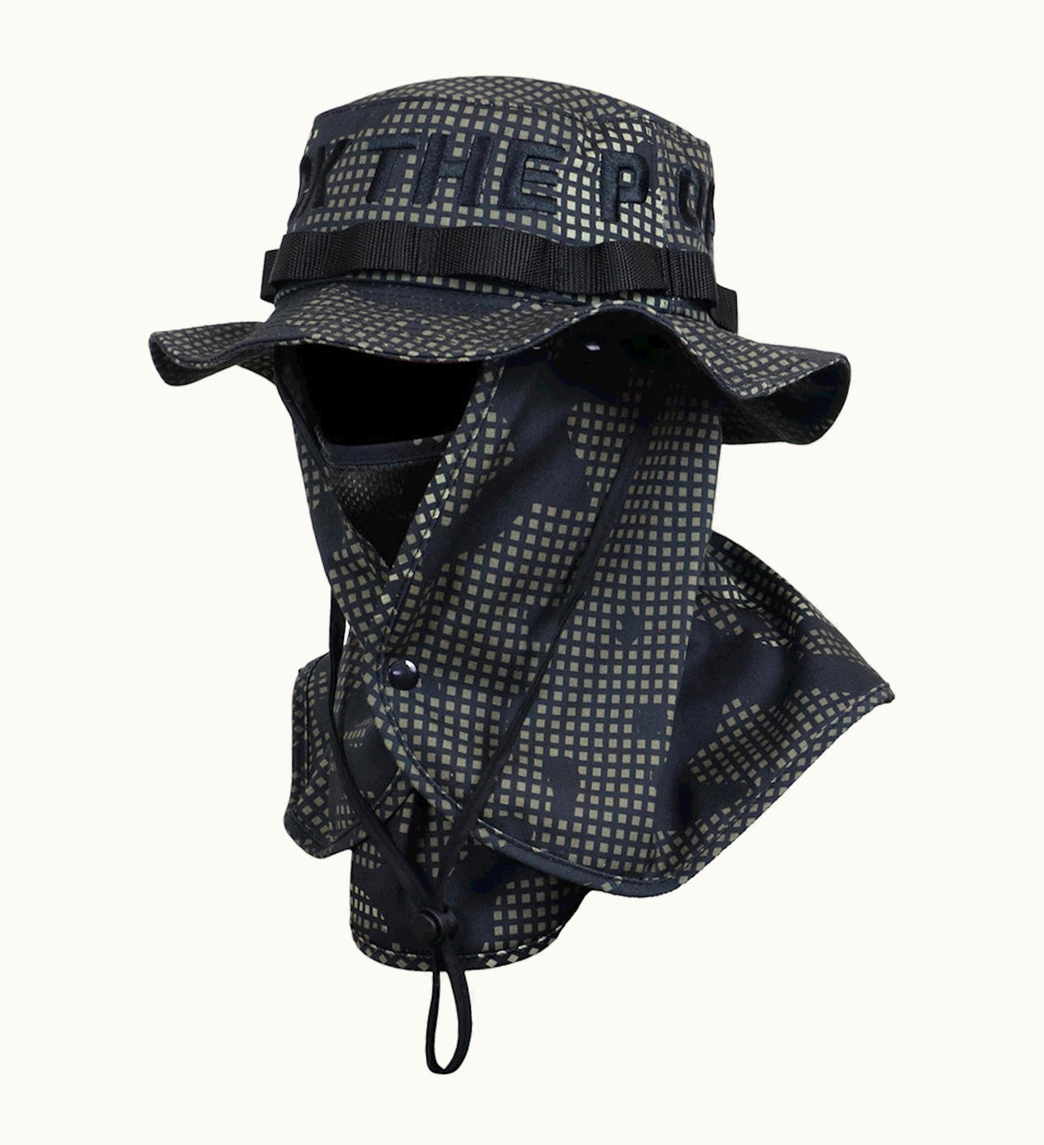 FTP FTP Spell Out Face Mask Boonie Hat Night Camo