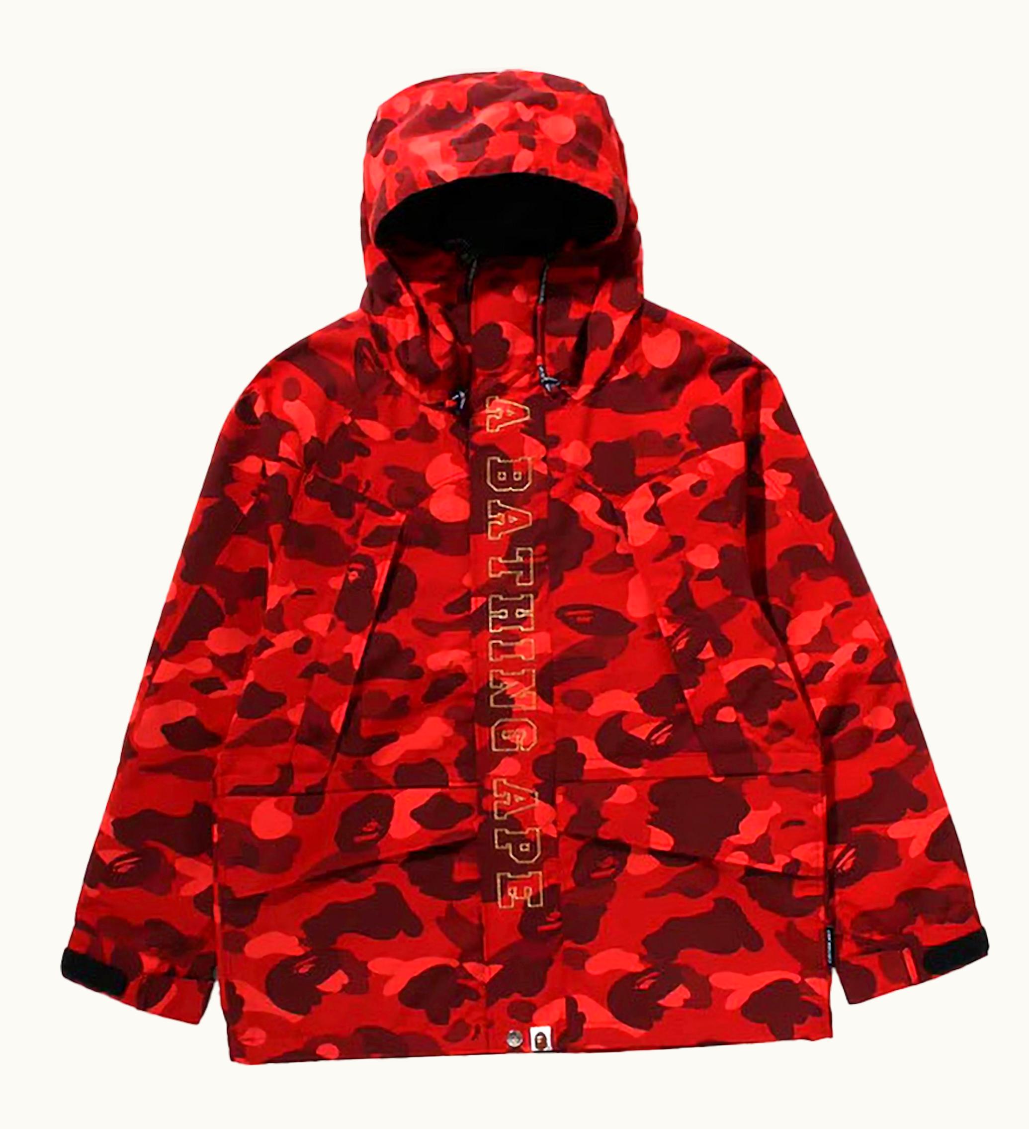 BAPE BAPE Color Camo Snowboard Jacket SS24 Red