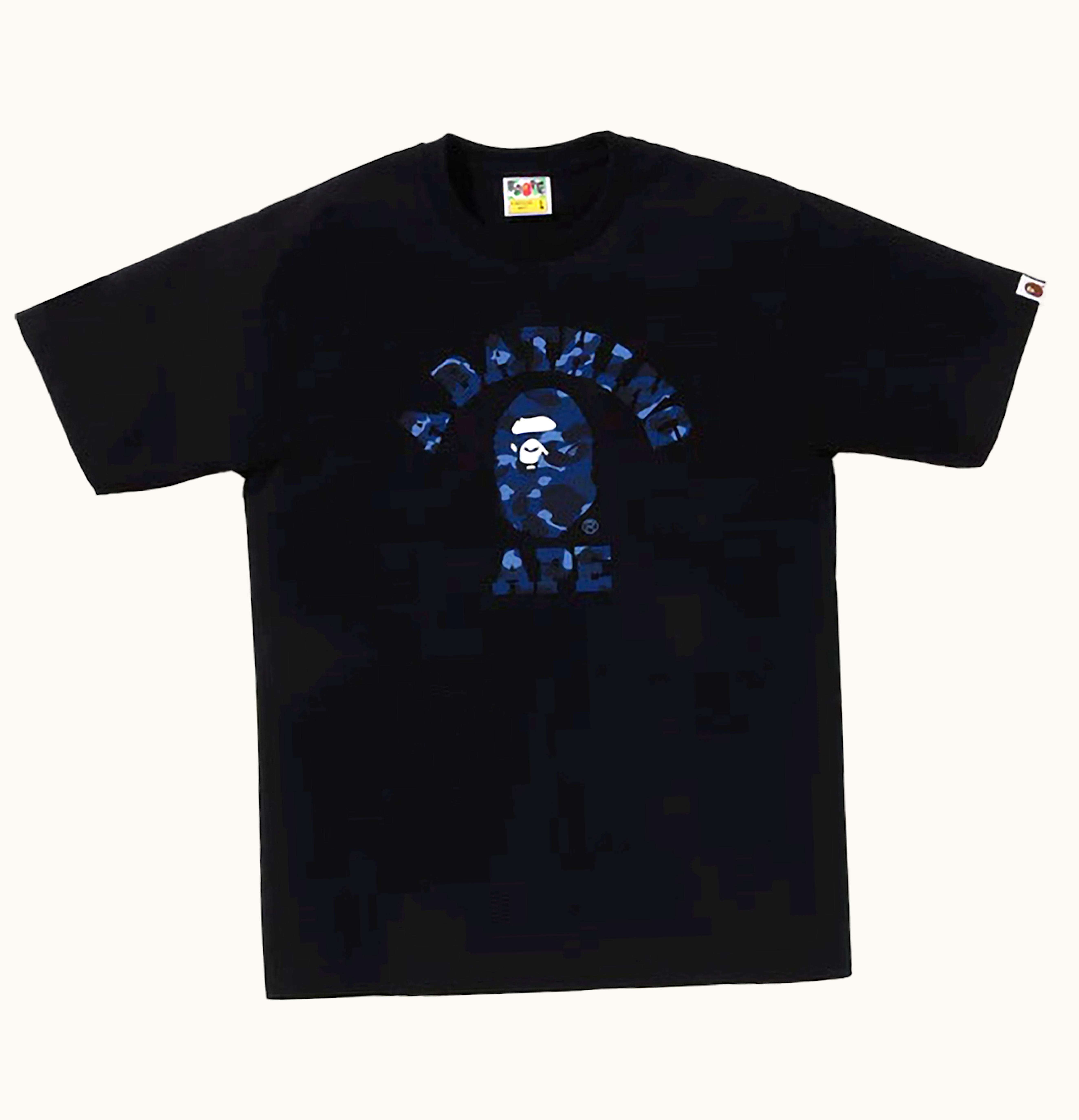 BAPE BAPE Color Camo College Tee SS24 Black Navy