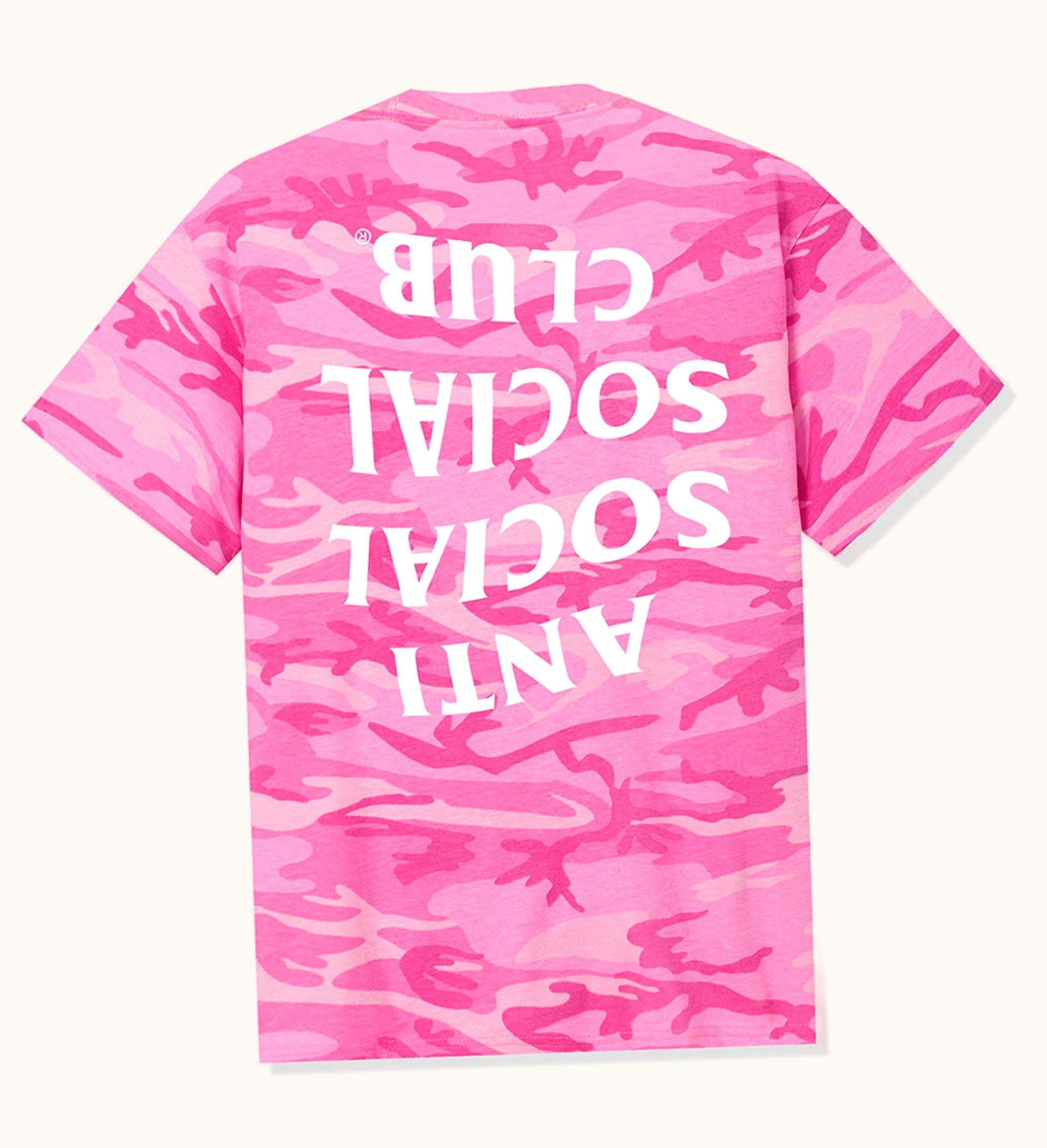 Anti Social Social Club Anti Social Social Club Mind Play Tee Pink Camo
