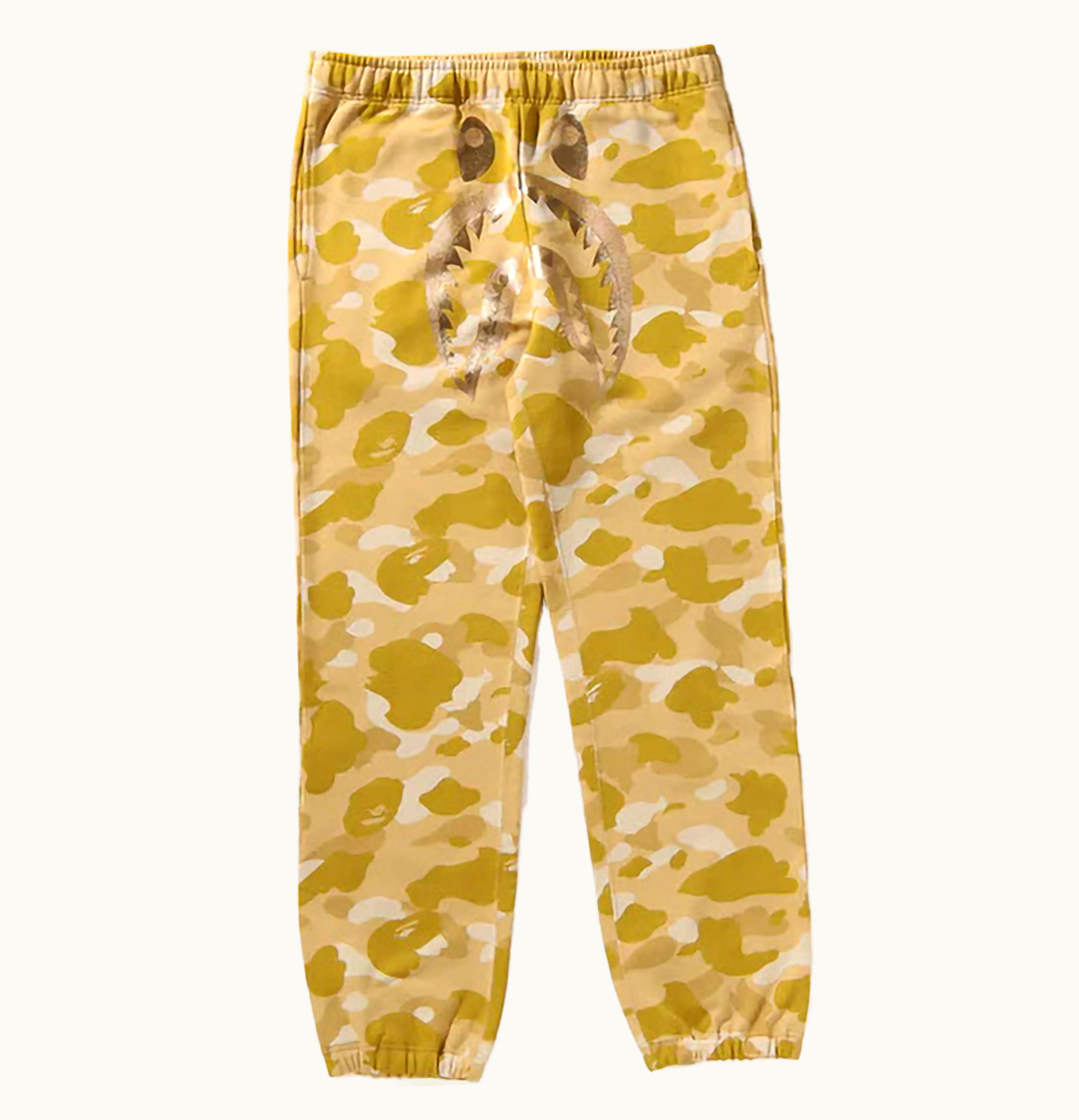 BAPE BAPE Color Camo Shark Sweatpant Yellow