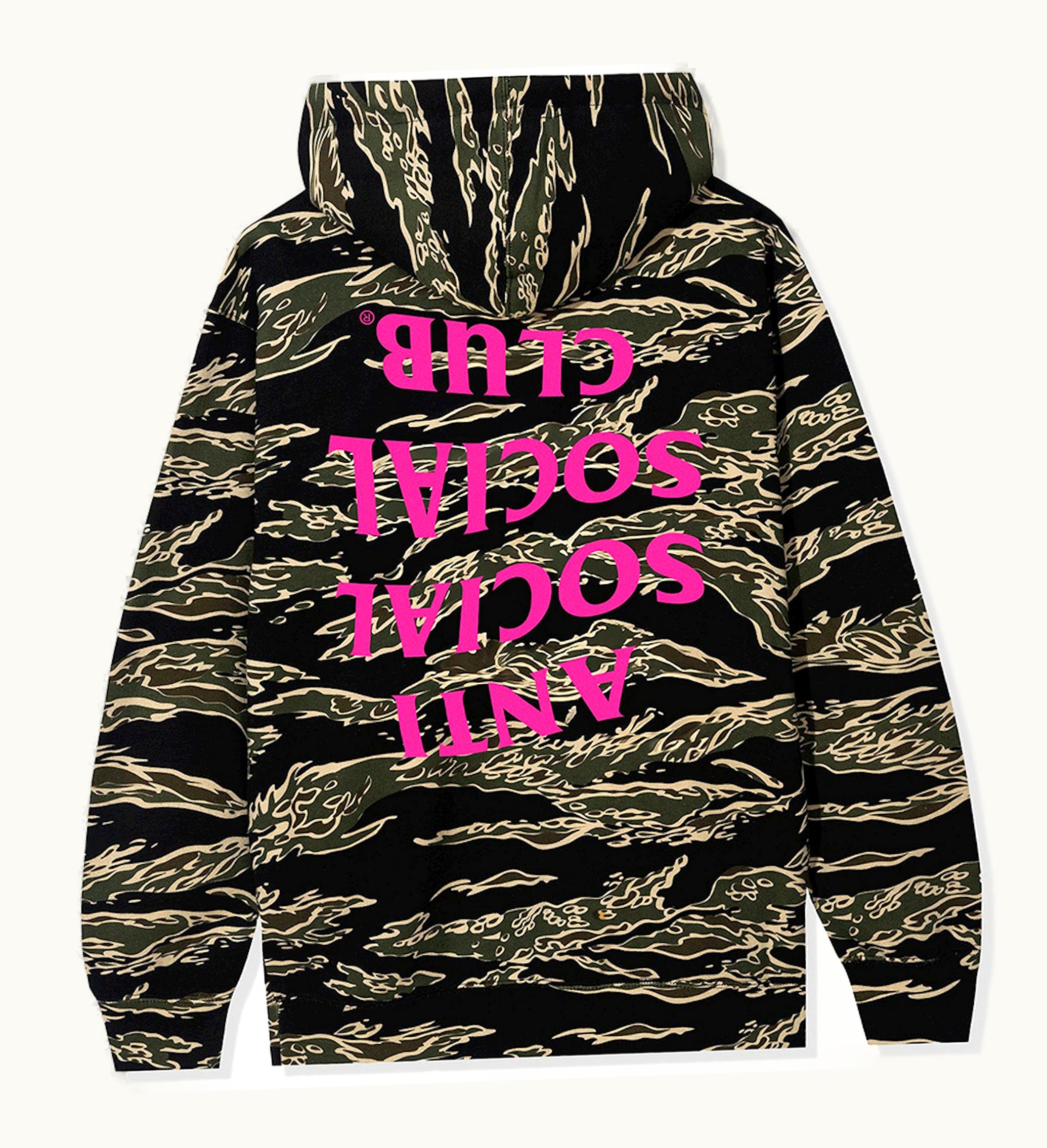 Anti Social Social Club Anti Social Social Club Mind Play Hoodie Tiger Camo