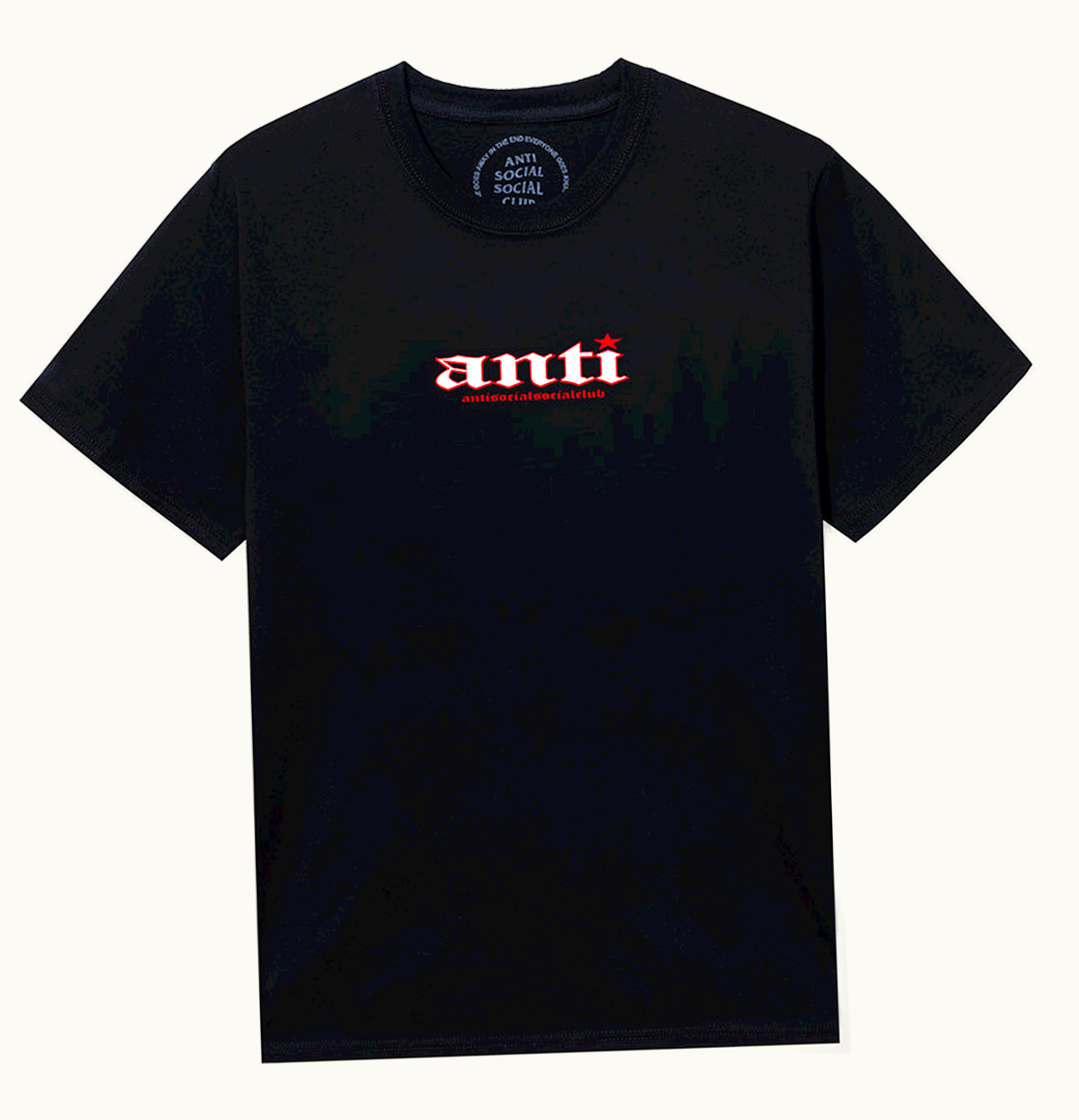 Anti Social Social Club Anti Social Social Club You Dont Know Me Tee Black