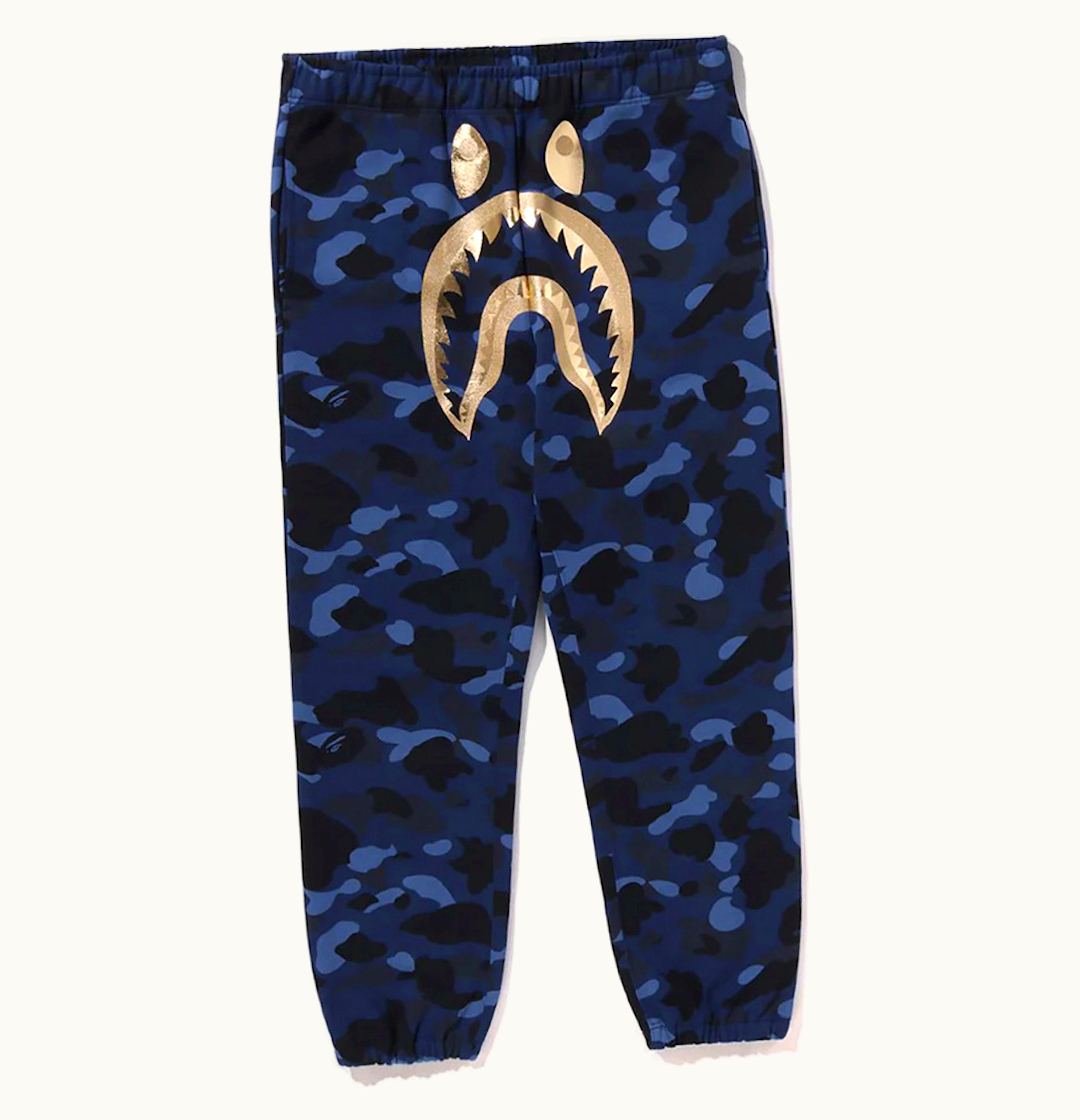 BAPE BAPE Color Camo Shark Sweatpant Navy