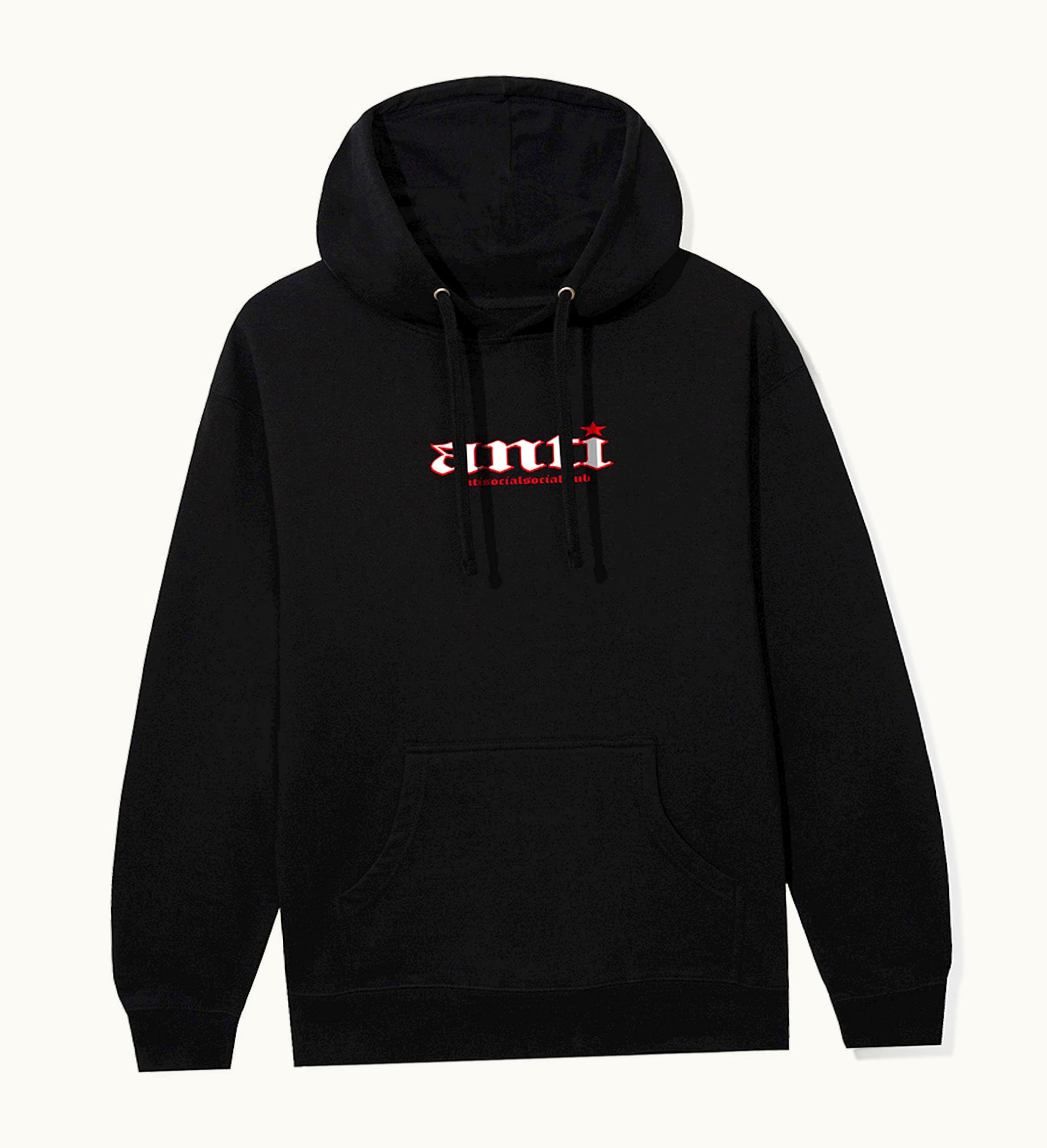 Anti Social Social Club Anti Social Social Club You Dont Know Me Hoodie Black