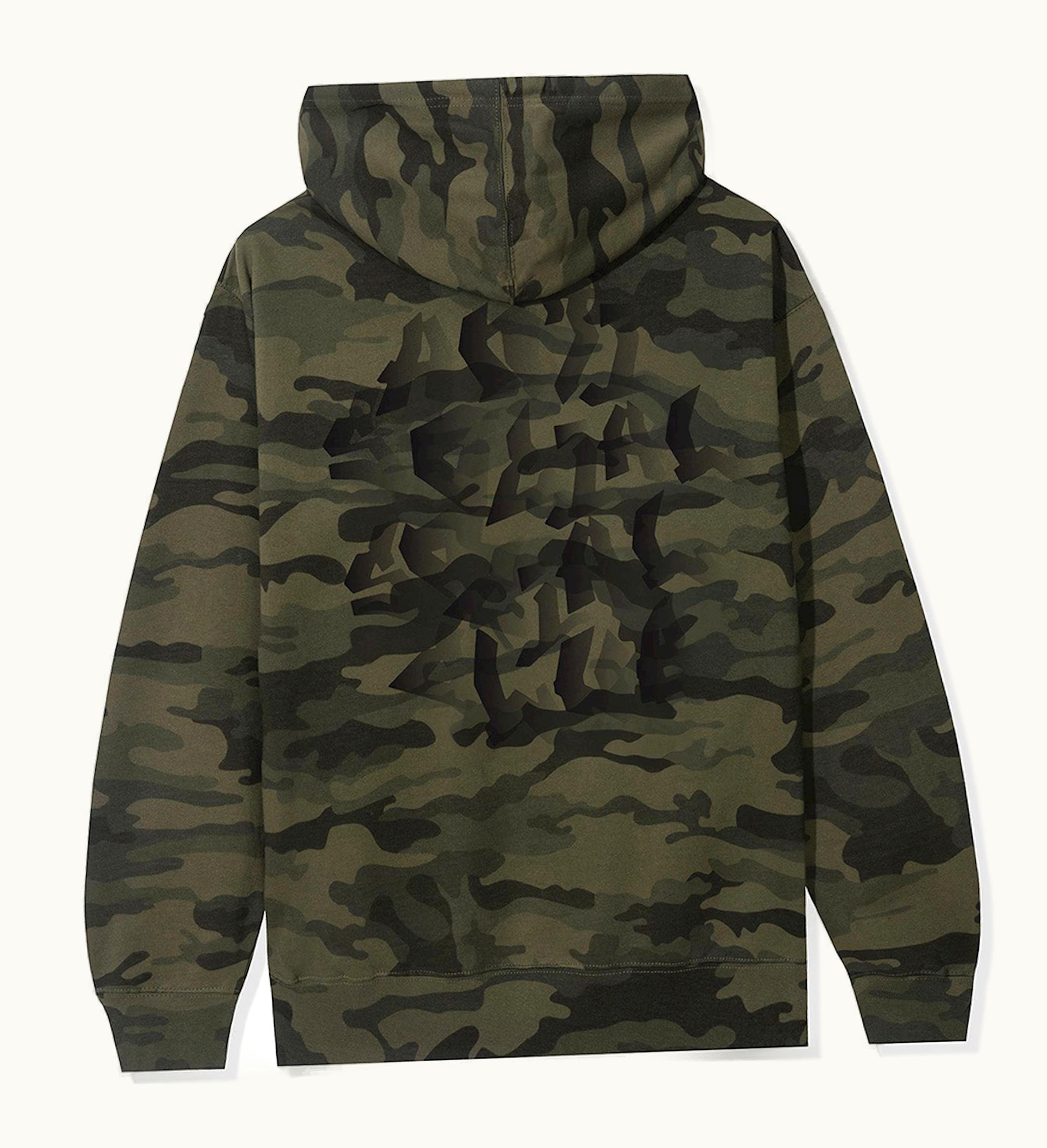 Anti Social Social Club Anti Social Social Club Cry Out Loud Hoodie Forest Camo