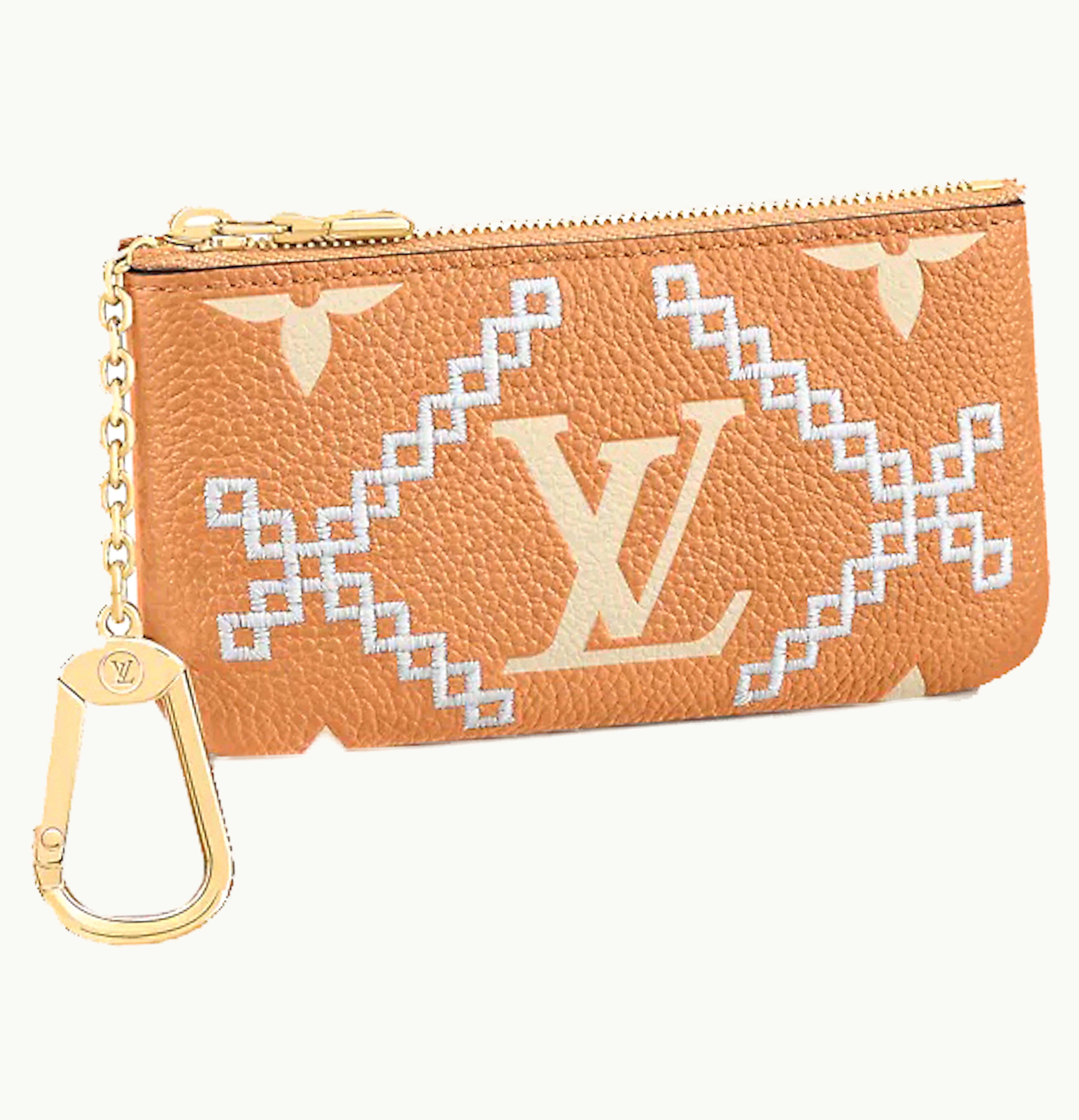 Louis Vuitton Louis Vuitton Key Pouch Arizona Beige