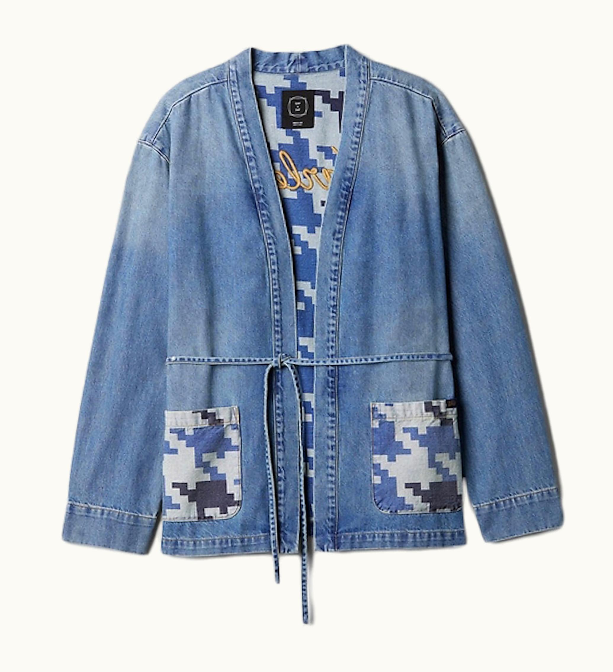 Gap X Dap Organic Denim Wrap Jacket Light Indigo