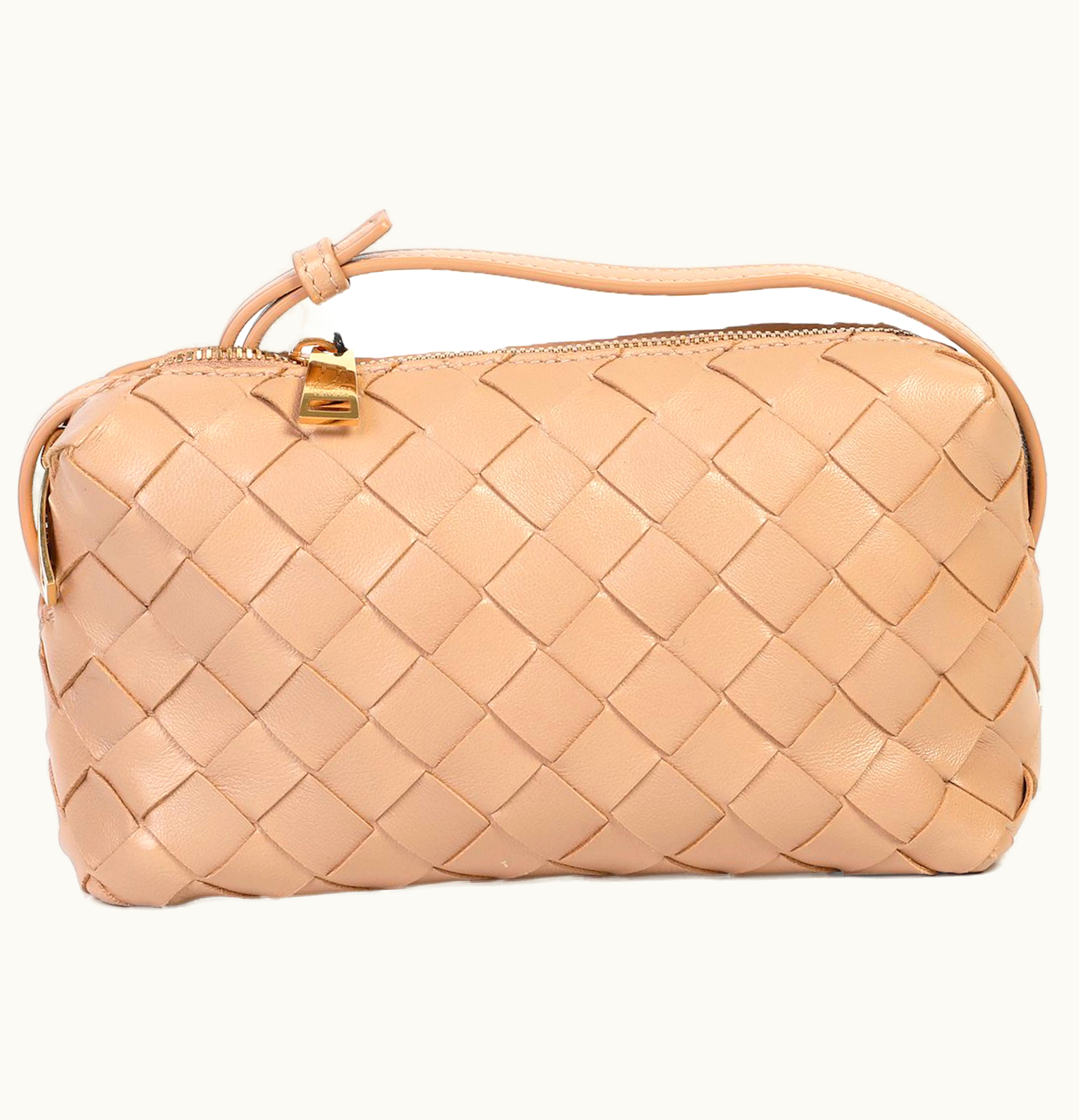 Bottega Veneta Bottega Veneta Intrecciato Crossbody Bag Beige